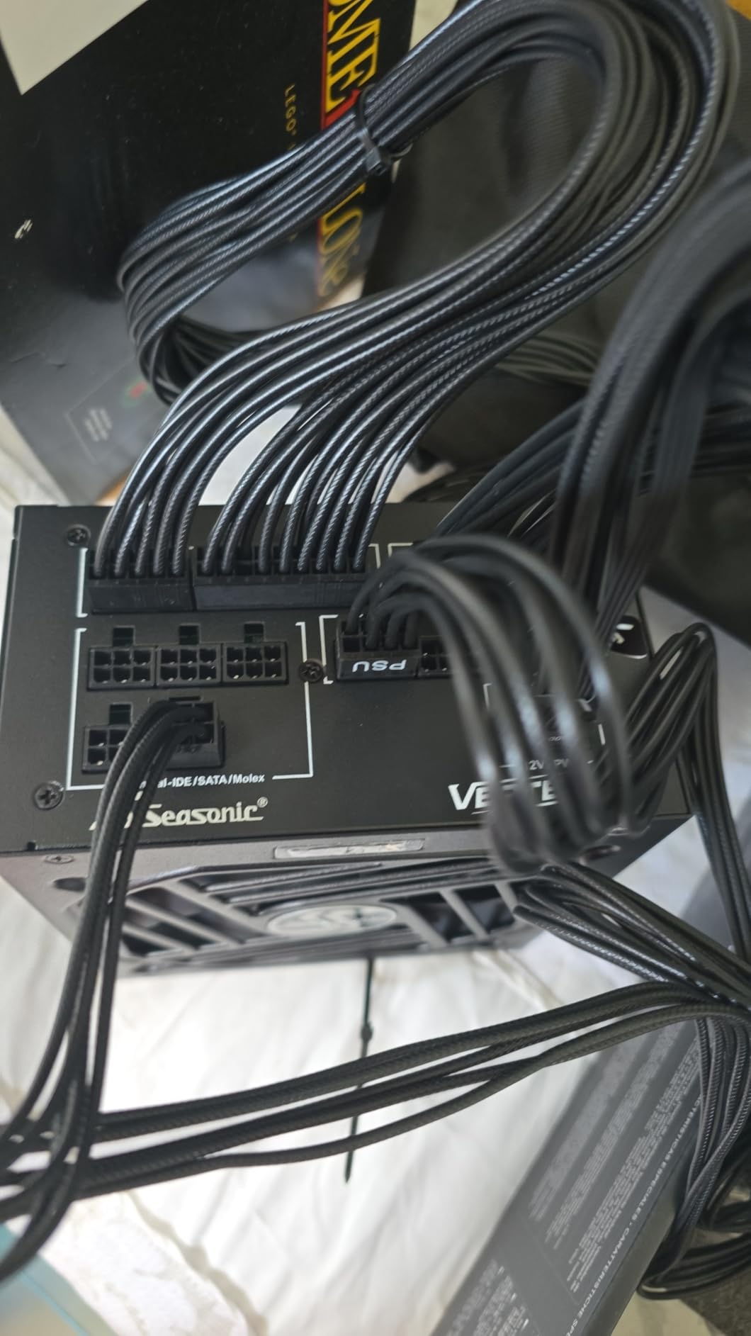 Seasonic Vertex PX-1000-1000W - 80+ Platinum - ATX 3.0 & PCIe 5.0 Ready - Fully Modular - Premium Japanese Capacitors - 12 Year Warranty - Nvidia RTX 40/50 & AMD GPU Compatible - Customer Photo 1