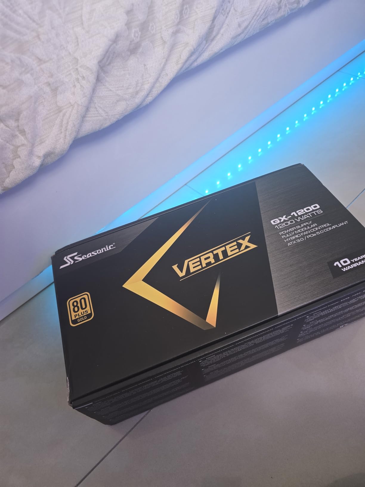 Seasonic Vertex PX-1000-1000W - 80+ Platinum - ATX 3.0 & PCIe 5.0 Ready - Fully Modular - Premium Japanese Capacitors - 12 Year Warranty - Nvidia RTX 40/50 & AMD GPU Compatible - Customer Photo 2
