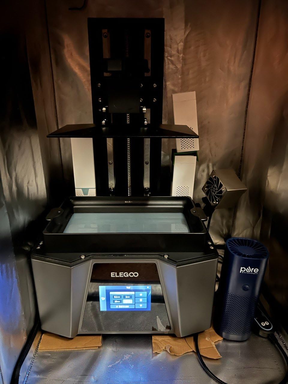 ELEGOO Saturn 3 MSLA 12K 3D Printer, Desktop Resin 3D Printer with 10-Inch Monochrome LCD, Voxeldance Tango Slicer, Large Printing Size of 8.62x4.84x9.84 inches - Customer Photo 1