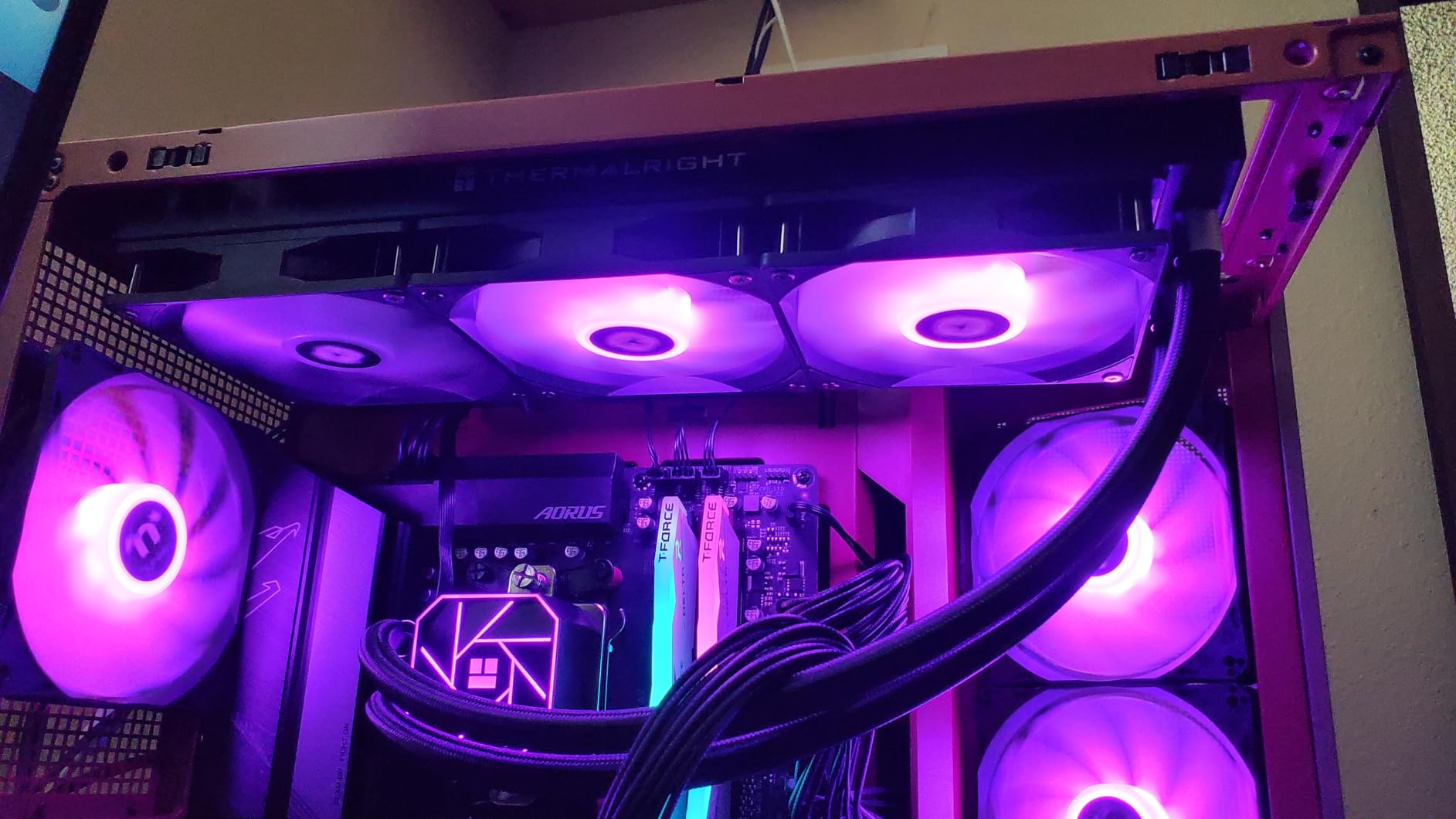 Thermalright Aqua Elite 360 V3 Water Cooling CPU Cooler, 3 PWM ARGB Fans with S-FDB Bearings,Efficient PWM Controlled Pump,for AMD/AM4/AM5, Intel LGA1150/1151/1200/2011/1700 customer photo 2