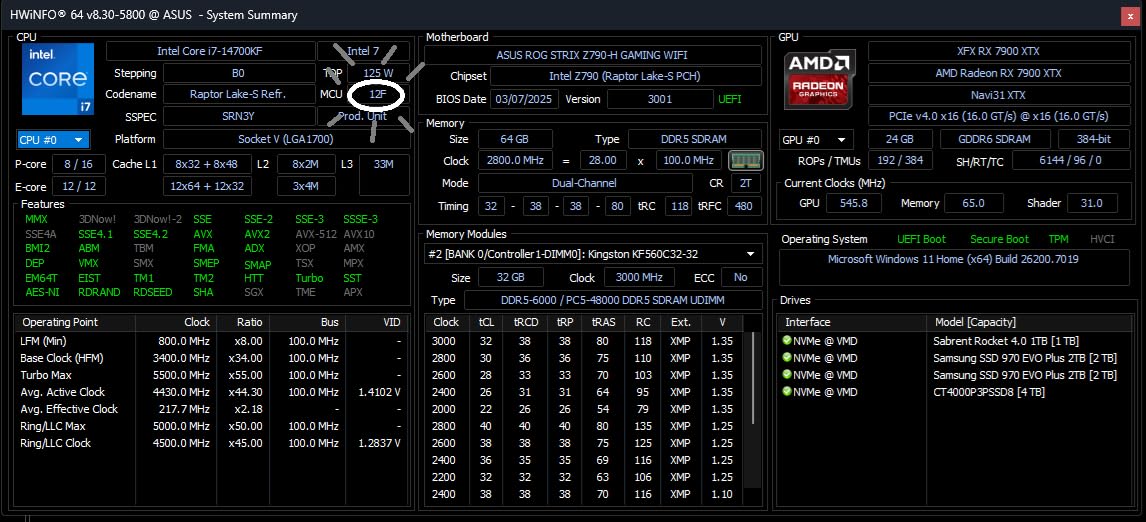 Core i7-14700KF New Gaming Desktop Processor 20 cores (8 P-cores + 12 E-cores) - Unlocked customer photo 2