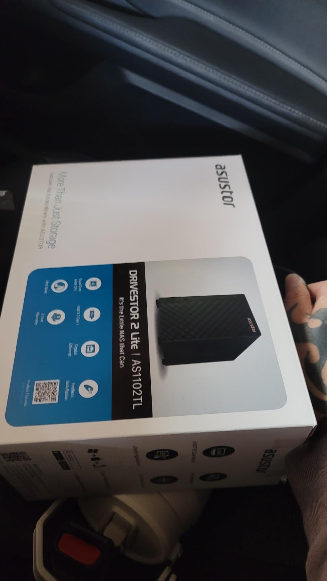 Asustor Drivestor 2 Lite AS1102TL, 2 Bay NAS, 1.7GHz Quad Core, 1GbE Port, 1GB RAM DDR4, Personal Private Cloud, Backup for Home & Small Office, Network Attached Storage(Diskless) Customer Review Asustor Drivestor 2 Lite AS1102TL, 2 Bay NAS, 1.7GHz Quad Core, 1GbE Port, 1GB RAM DDR4, Personal Private Cloud, Backup for Home & Small Office, Network Attached Storage(Diskless) - Customer Photo 1