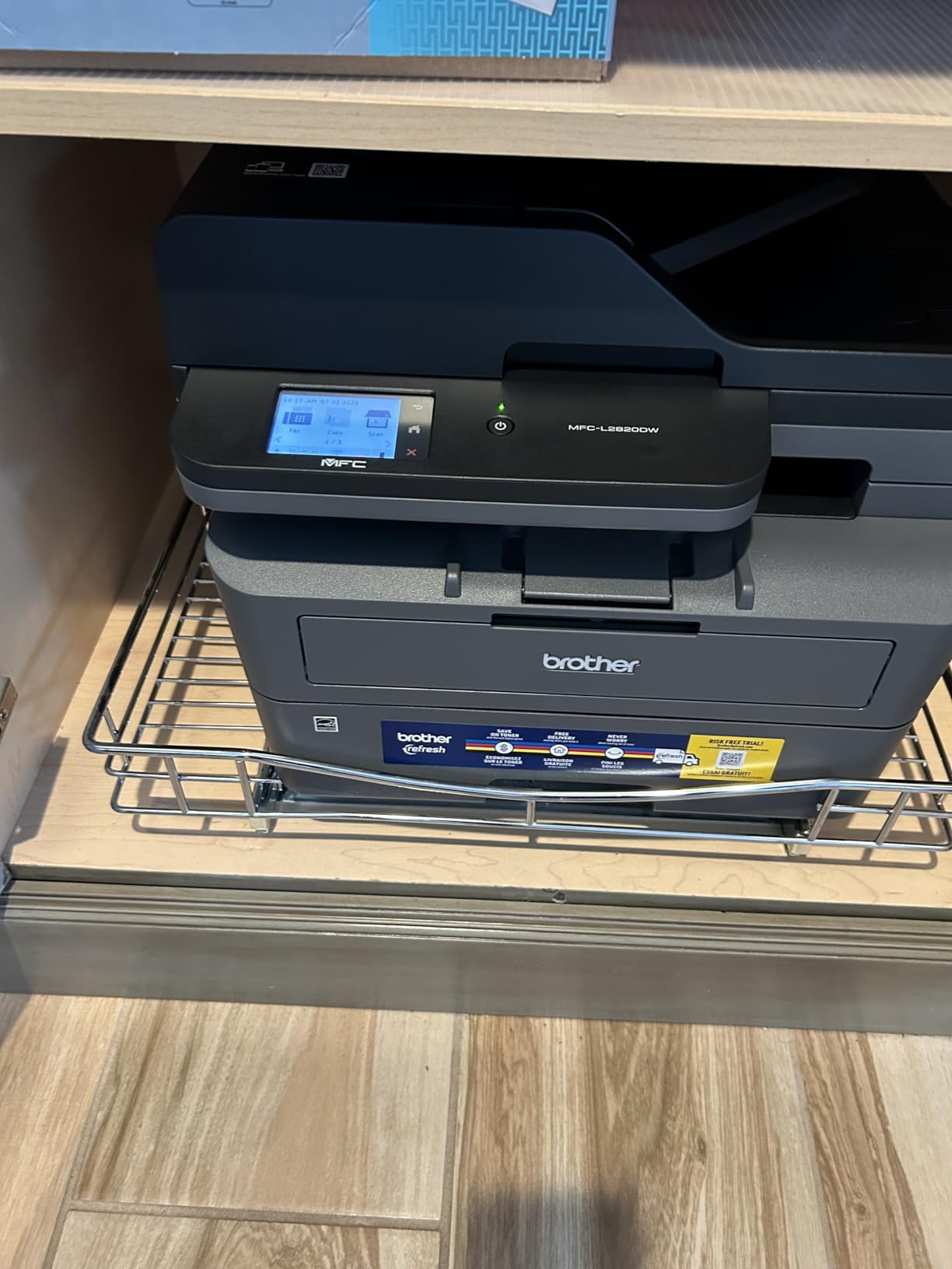 Brother MFC-L2820DW Wireless Compact Monochrome All-in-One Laser Printer with Copy, Scan and Fax, Duplex, Black & White | Includes Refresh Subscription Trial(1), Works with Alexa Customer Review Brother MFC-L2820DW Wireless Compact Monochrome All-in-One Laser Printer with Copy, Scan and Fax, Duplex, Black & White | Includes Refresh Subscription Trial(1), Works with Alexa - Customer Photo 2