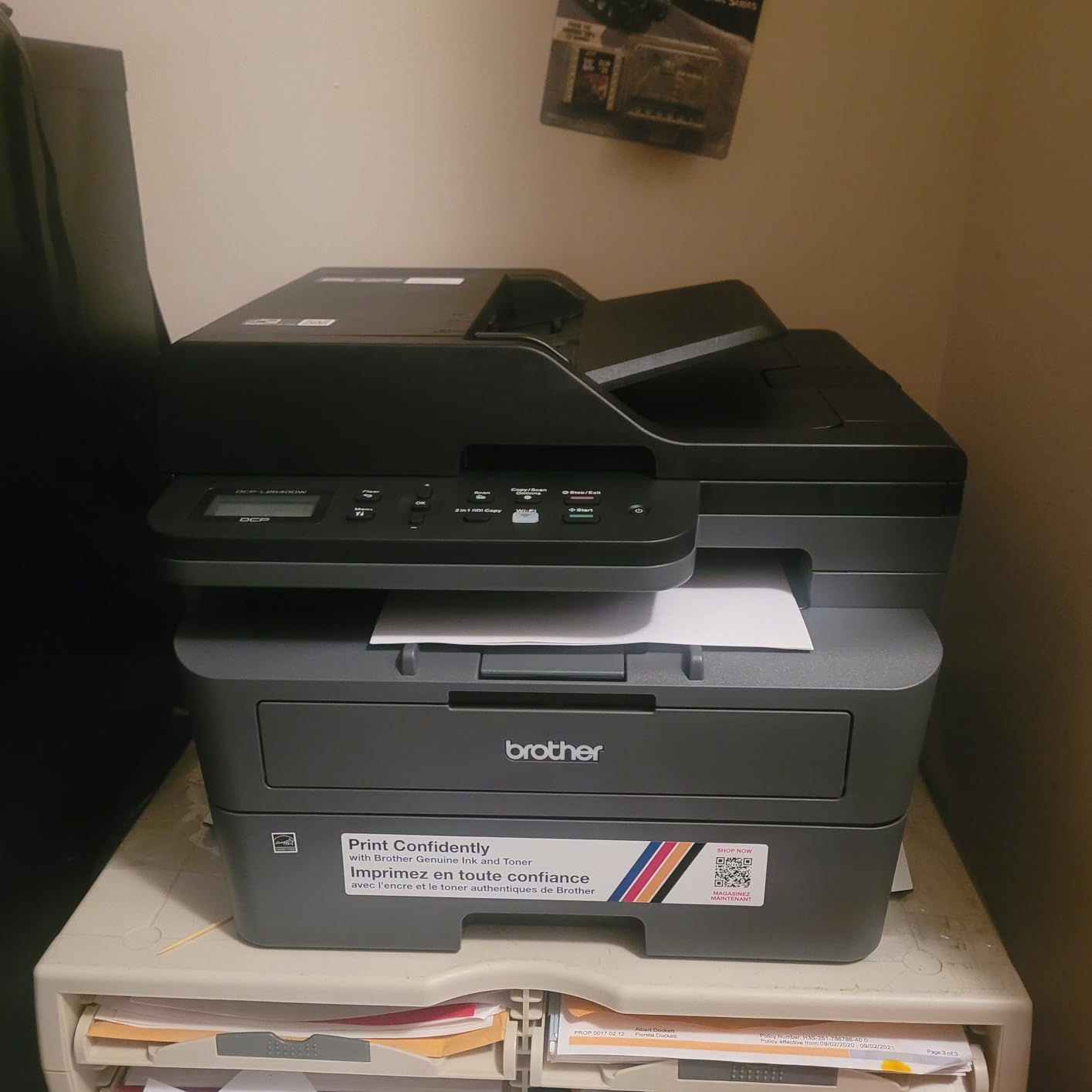 Brother DCP-L2640DW Wireless Compact Monochrome Multi-Function Laser Printer with Copy and Scan, Duplex, Mobile, Black & White | Includes Refresh Subscription Trial(1), Works with Alexa Customer Review Brother DCP-L2640DW Wireless Compact Monochrome Multi-Function Laser Printer with Copy and Scan, Duplex, Mobile, Black & White | Includes Refresh Subscription Trial(1), Works with Alexa - Customer Photo 2
