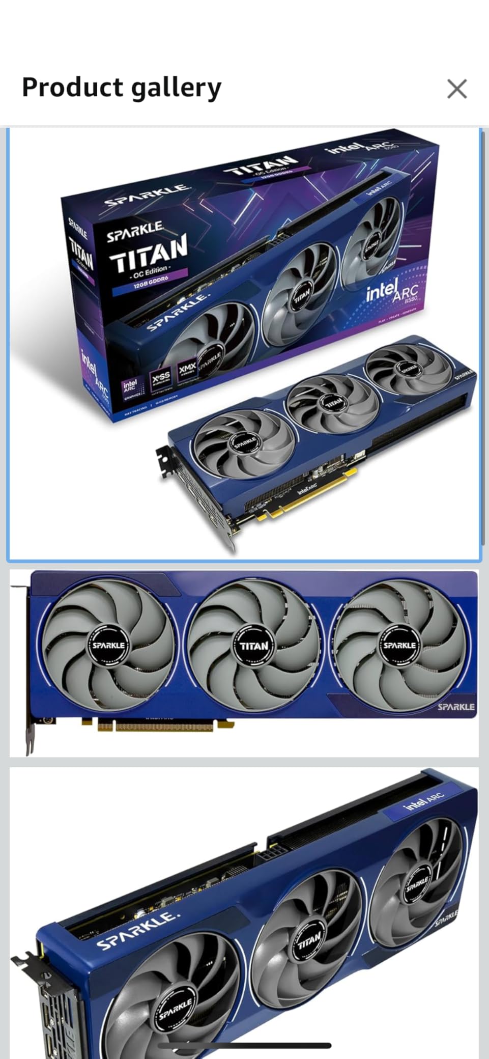 Sparkle Intel Arc A310 ECO, 4GB GDDR6, 50W TBP, Short Bracket is Included, Low-Profile, Single Fan, Single Slot, HDMI x1, Mini DisplayPort x2, SA310C-4G - Customer Photo 2