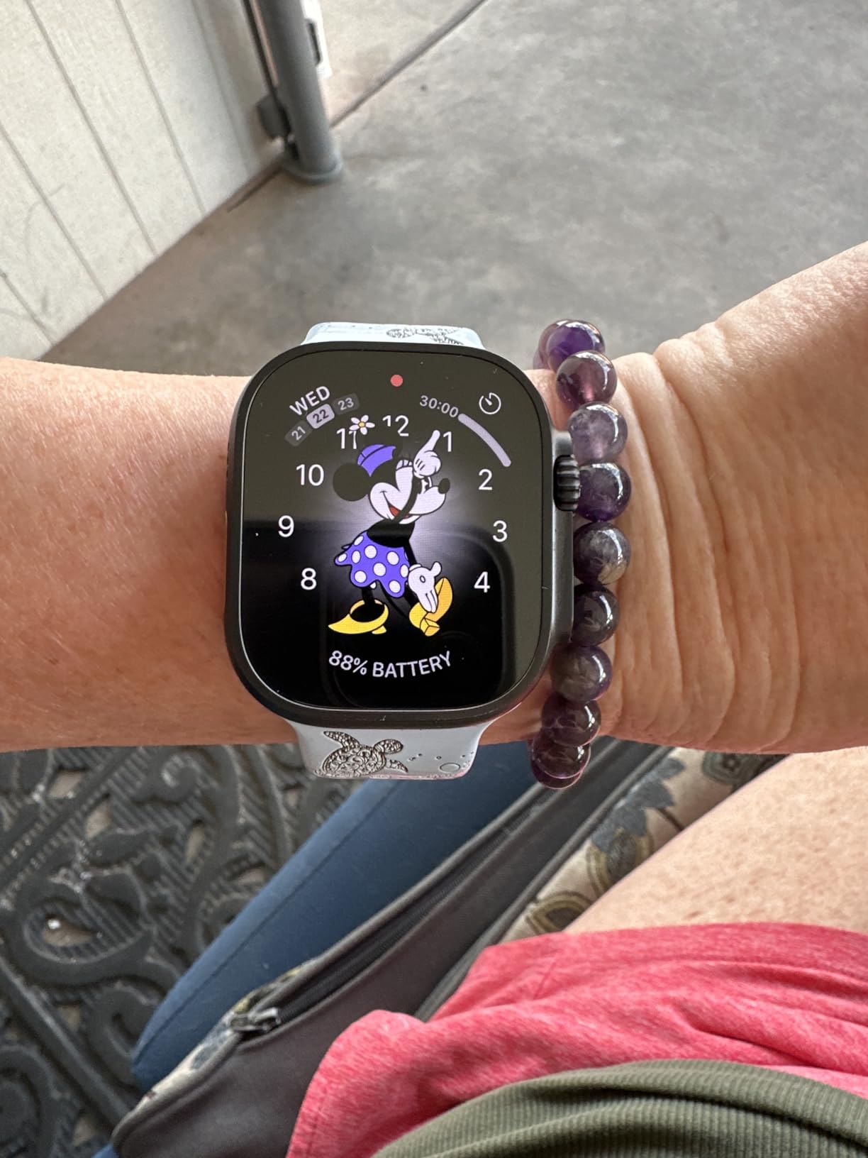 Watch Ultra 2 [GPS + Cellular 49mm] Smartwatch with Rugged Titanium Case & Blue/Black Trail Loop S/M customer photo 1