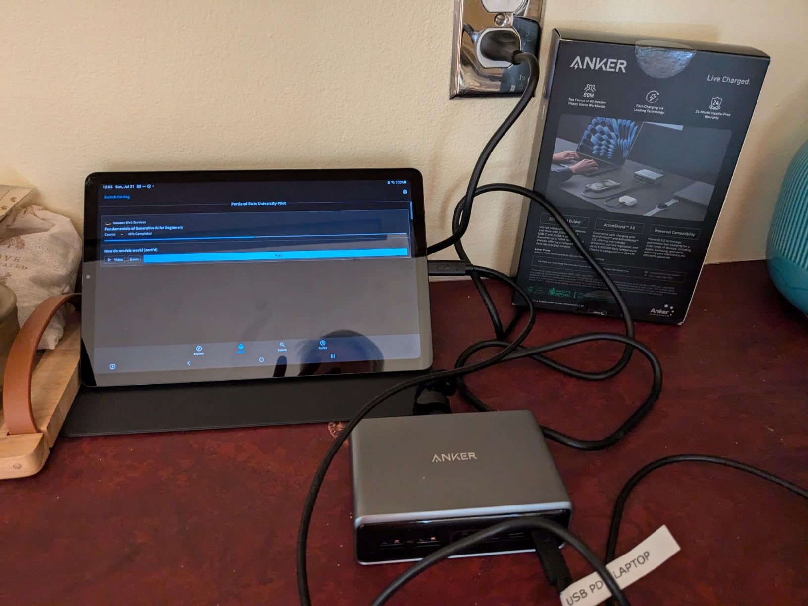 Anker Prime Charger, 200W 6-Port GaN Charging Station, USB-C PD Fast Charging Desktop Charger, Compatible with iPhone, Samsung, MacBook, Dell and More Customer Review Anker Prime Charger, 200W 6-Port GaN Charging Station, USB-C PD Fast Charging Desktop Charger, Compatible with iPhone, Samsung, MacBook, Dell and More - Customer Photo 1