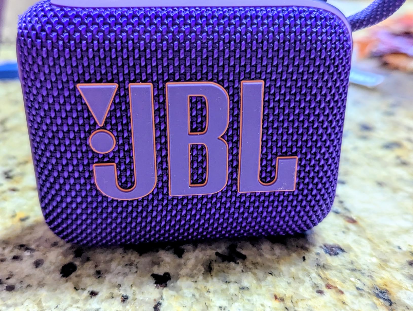JBL Go 4 - Ultra-Portable, Waterproof and Dustproof Bluetooth Speaker, Big Pro Sound with Punchy bass, 7-Hour Built-in Battery, Made in Part with Recycled Materials (Blue) - Customer Photo 1