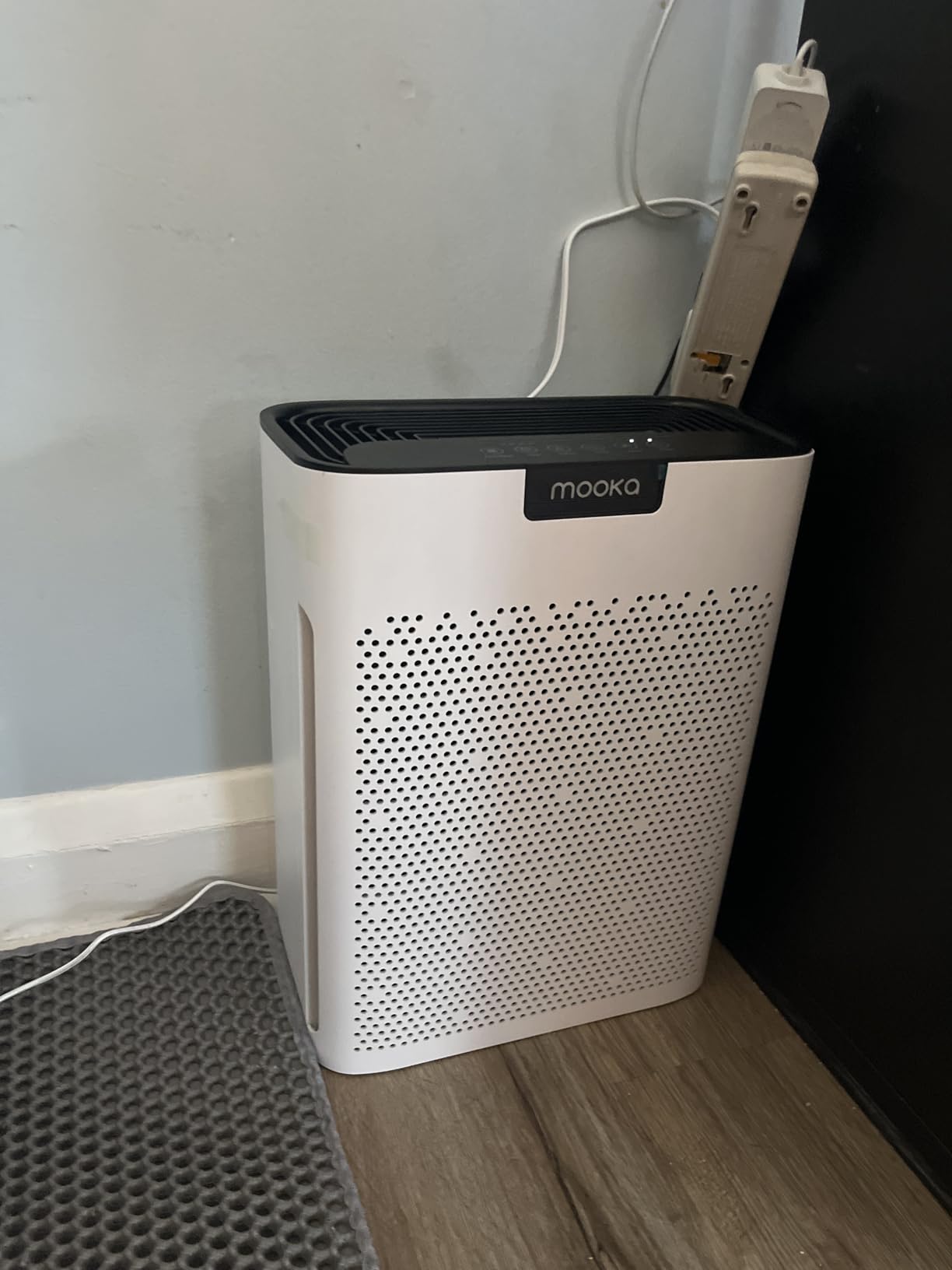 Air Purifiers for Home Large Room 2200 Ft² with Washable Filters, MOOKA H13 HEPA Air Purifier for Home Pets Bedroom with Fragrance, Air Cleaner for Smoke Dust Pollen Pets Hair Odor, KJ190 White customer photo 2