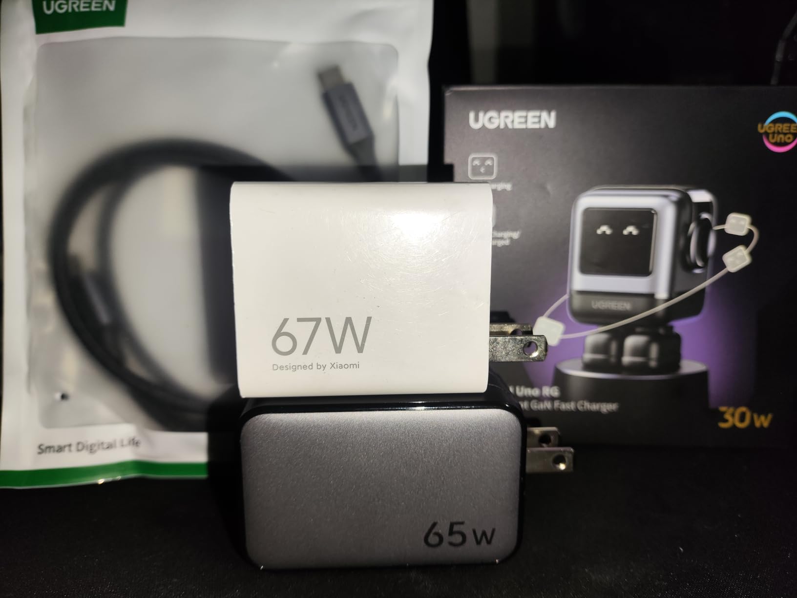 UGREEN Nexode 65W GaN USB C Wall Charger, 4-Port Fast Type-C Charger Compatible with MacBook Pro/Air, iPhone 17/16/15 Series, Galaxy S25/S24, Pixel 10/9, iPad Pro, Steam Deck Customer Review UGREEN Nexode 65W GaN USB C Wall Charger, 4-Port Fast Type-C Charger Compatible with MacBook Pro/Air, iPhone 17/16/15 Series, Galaxy S25/S24, Pixel 10/9, iPad Pro, Steam Deck - Customer Photo 1