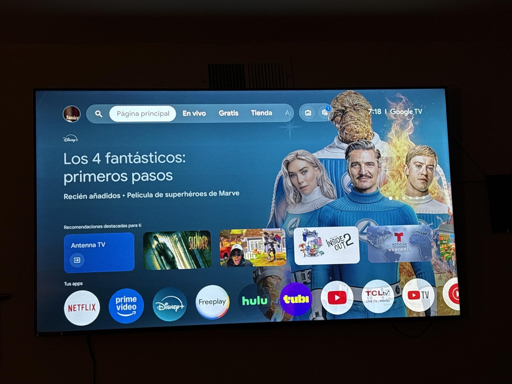 TCL 98-Inch Q65 QLED 4K UHD Smart TV with Google TV (98Q651G, 2024 Model) Dolby Vision, Dolby Atmos, HDR Pro+, Game Accelerator Enhanced Gaming, Voice Remote, Works with Alexa, Streaming Television Customer Review TCL 98-Inch Q65 QLED 4K UHD Smart TV with Google TV (98Q651G, 2024 Model) Dolby Vision, Dolby Atmos, HDR Pro+, Game Accelerator Enhanced Gaming, Voice Remote, Works with Alexa, Streaming Television - Customer Photo 1