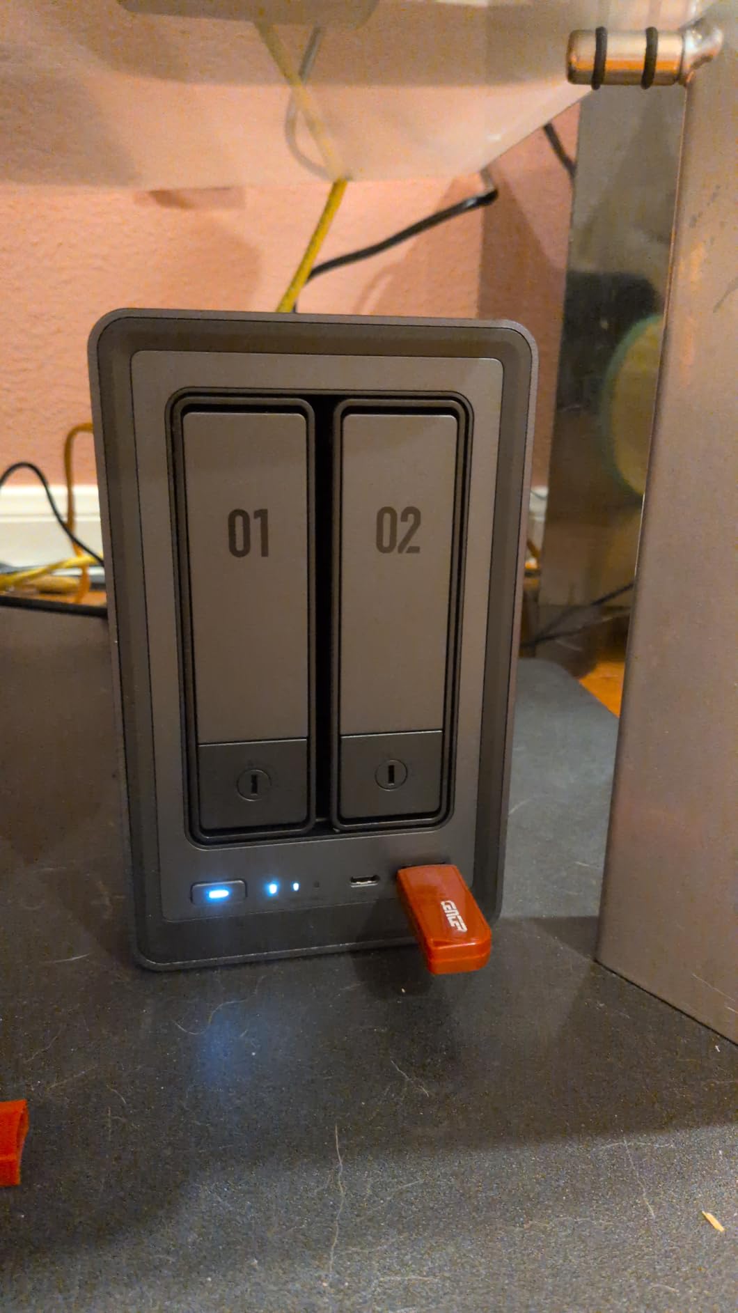 UGREEN NASync DXP2800 2-Bay Desktop NAS, Intel N100 Quad-core CPU, 8GB DDR5 RAM, 2.5GbE, 2X M.2 NVMe Slots, 4K HDMI, Network Attached Storage (Diskless) - Customer Photo 2