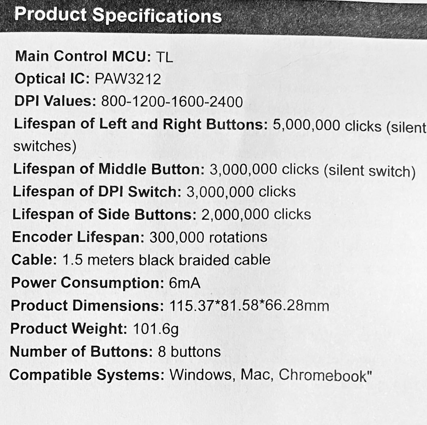 Vertical Ergonomic Mouse 2.4G Wireless BT Task Window Switching and Horizontal Scrolling,Adjustable DPI, Lightweight for Laptop,Desktop,PC,MacBook, Black (MKE 604) Customer Review Vertical Ergonomic Mouse 2.4G Wireless BT Task Window Switching and Horizontal Scrolling,Adjustable DPI, Lightweight for Laptop,Desktop,PC,MacBook, Black (MKE 604) - Customer Photo 2