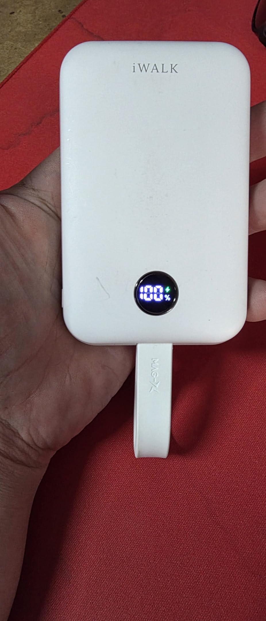 iWALK Magnetic Power Bank 10000mAh, 30W Wireless Portable Charger with Fast Charging USB-C Cable,Qi2 Certified 15W Battery Pack with LED Display for iPhone 16/16 Pro/15/14/13/12 Series, Samsung Galaxy Customer Review iWALK Magnetic Power Bank 10000mAh, 30W Wireless Portable Charger with Fast Charging USB-C Cable,Qi2 Certified 15W Battery Pack with LED Display for iPhone 16/16 Pro/15/14/13/12 Series, Samsung Galaxy - Customer Photo 1