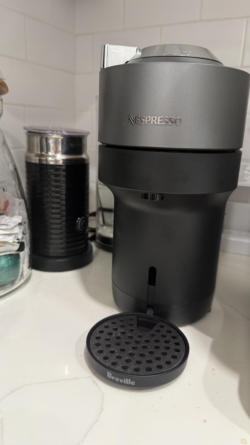 Nespresso Vertuo Pop+ Coffee & Espresso Maker by Breville, Black & Gold customer photo 2