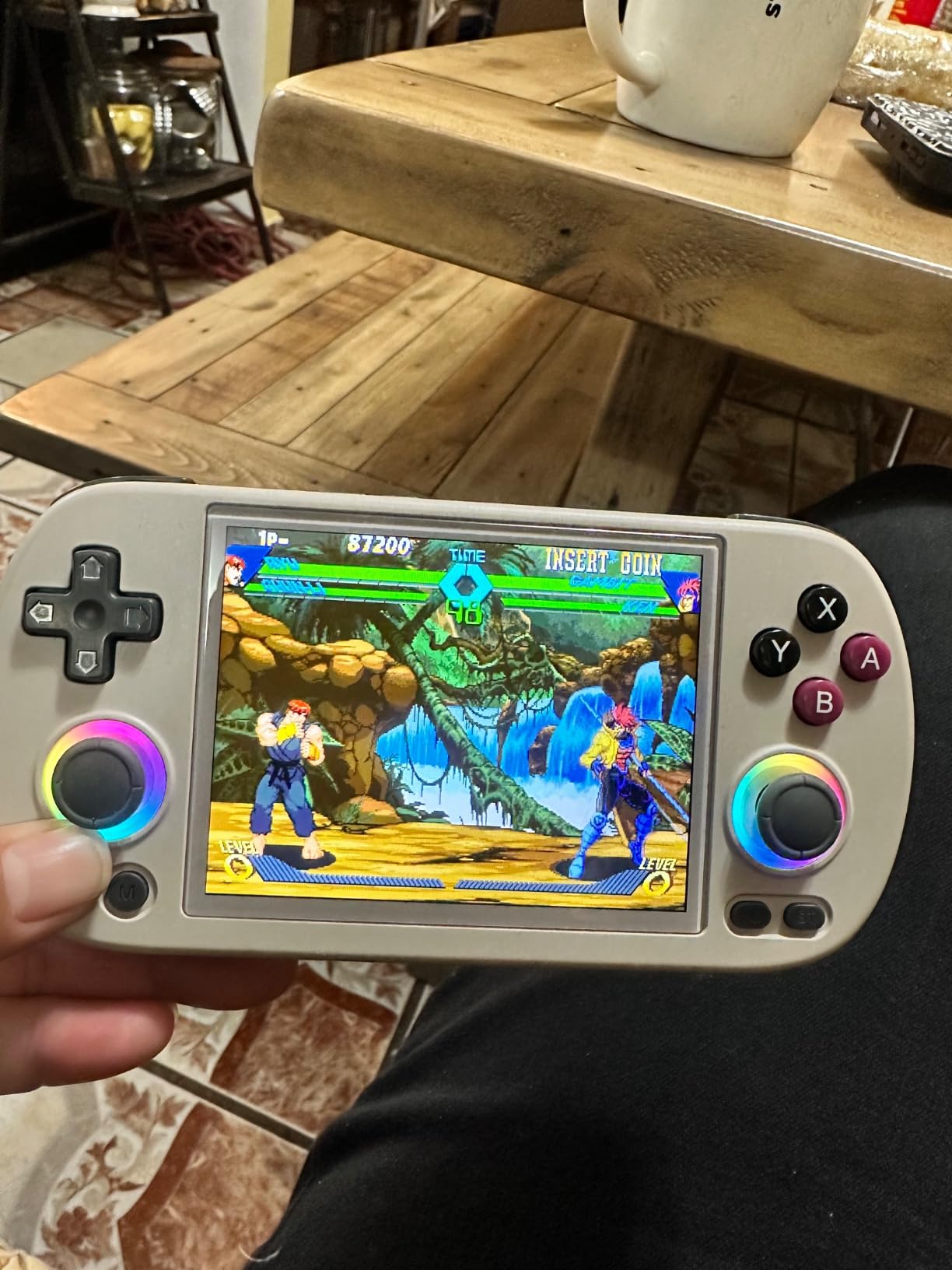 RG40XX H Retro Handheld Game Consoles RG40XXH Retro Gaming Console 64 TF Card Preloaded Games 5000+ Portable Gaming Console Linux 64-bit System 4.0'' IPS Screen WiFi Bluetooth HD and TV Output Black Customer Review RG40XX H Retro Handheld Game Consoles RG40XXH Retro Gaming Console 64 TF Card Preloaded Games 5000+ Portable Gaming Console Linux 64-bit System 4.0'' IPS Screen WiFi Bluetooth HD and TV Output Black - Customer Photo 2
