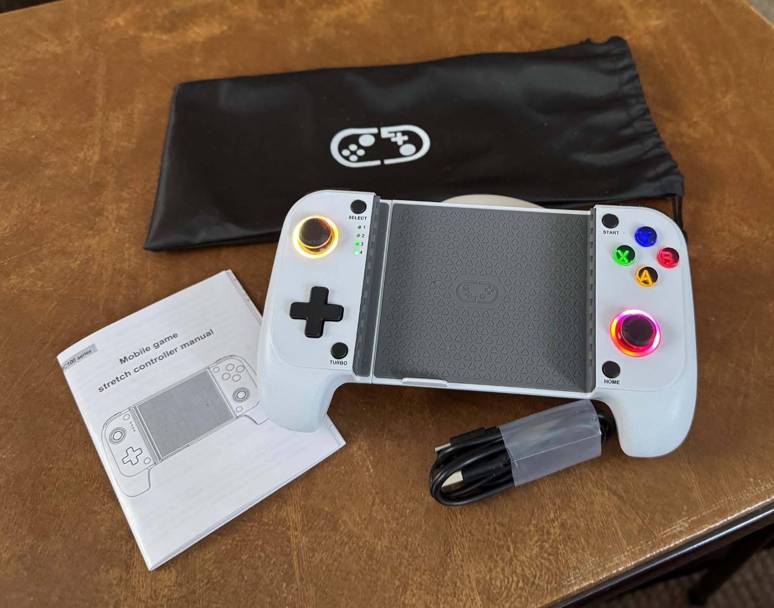 Phone Controller for iPhone/Android - Mobile Gaming Controller with Hall Effect Joystick, Phone Case Support, Turbo Function, Dual Vibration- Phone Controller Compatible with More Games - Customer Photo 2