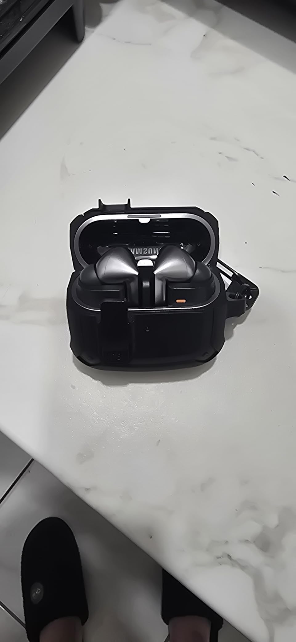 Galaxy Buds 3 Pro AI True Wireless Bluetooth Earbuds, Noise Cancelling, Sound Optimization, Redesigned Comfort Fit, Silver [US Version, Amazon Exclusive, 2Yr Warranty] - Customer Photo 1