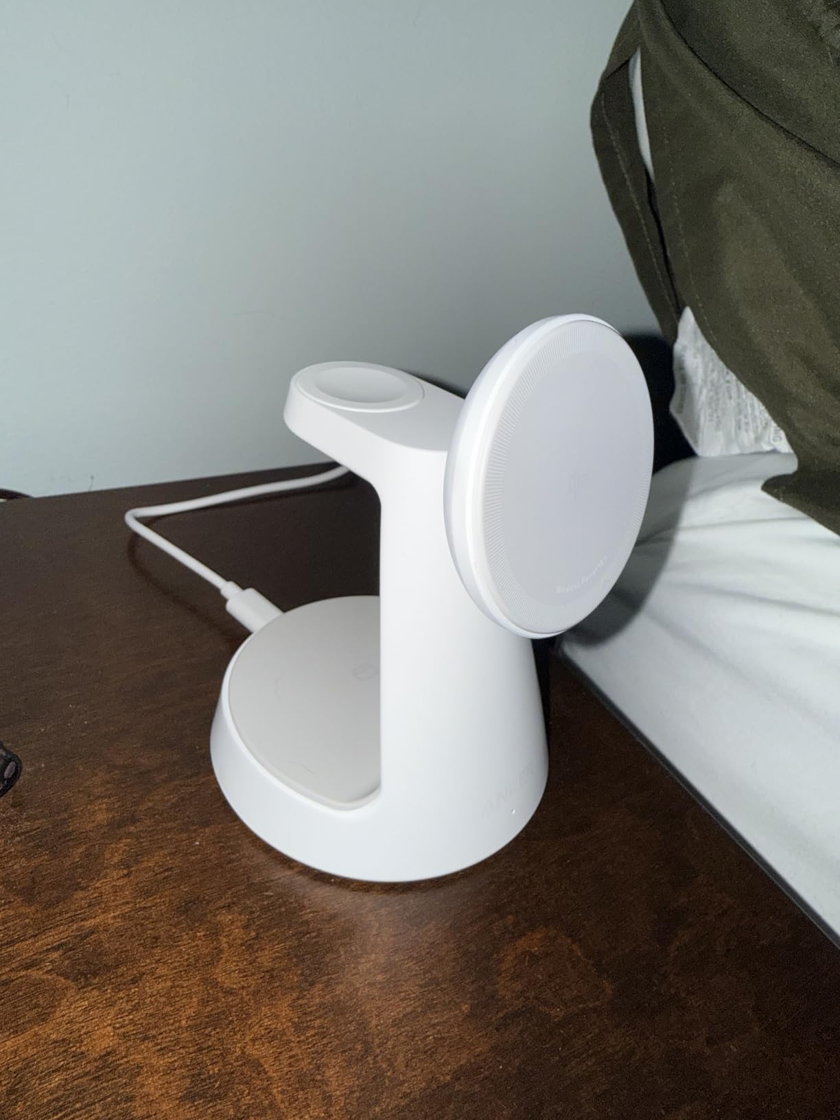 Anker MagSafe Charger Compatible, MagGo 3-in-1 Qi2 15W Charging Station customer photo 1