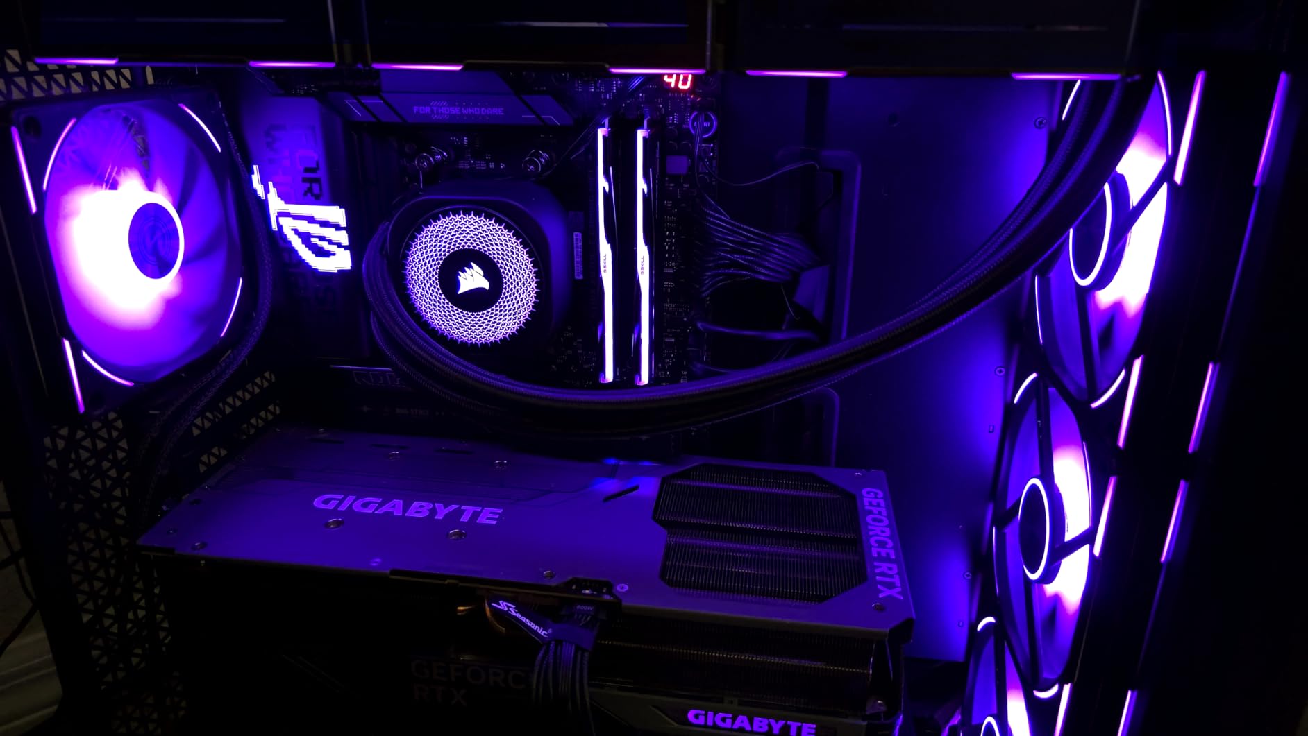 CORSAIR Nautilus 360 RS ARGB Liquid CPU Cooler – 360mm AIO – Low-Noise – Direct Motherboard Connection – Daisy-Chain – Intel LGA 1851/1700, AMD AM5/AM4 – 3X RS120 ARGB Fans Included – Black - Customer Photo 2