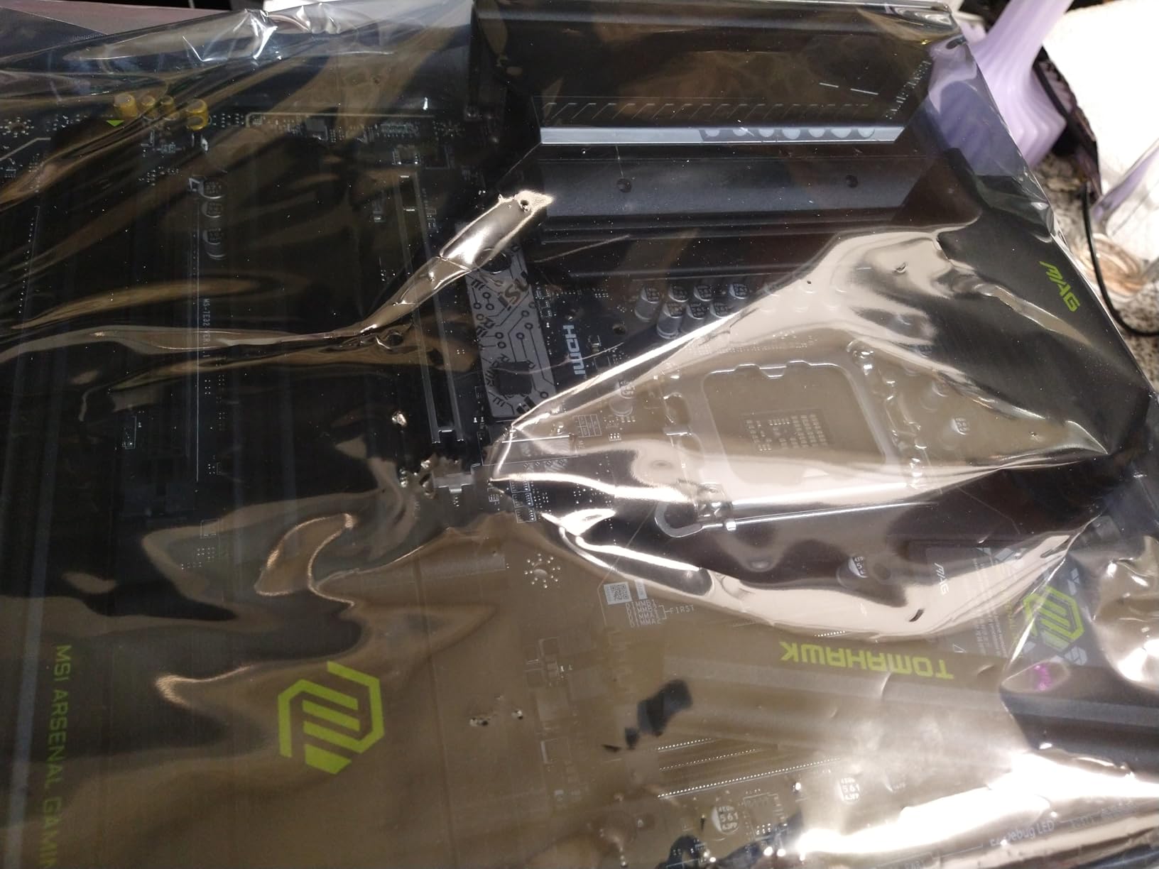 MSI MAG Z890 Tomahawk WiFi Gaming Motherboard (Supports Core Ultra Series 2 Intel Processors, LGA 1851, DDR5, PCIe 5.0, M.2, SATA, 5Gbps LAN, USB Type-C, Wi-Fi 7, Bluetooth 5.4, Thunderbolt 4, ATX) customer photo 2