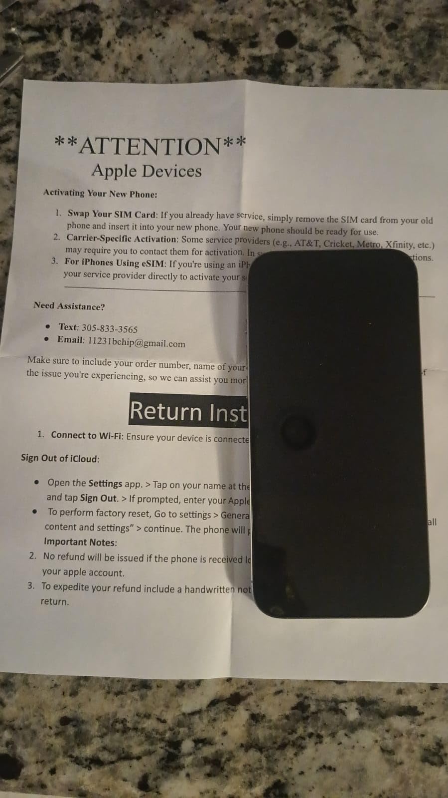 Apple iPhone 16 Pro Max, US Version, 512GB, Black Titanium - Unlocked (Renewed) Customer Review Apple iPhone 16 Pro Max, US Version, 512GB, Black Titanium - Unlocked (Renewed) - Customer Photo 1