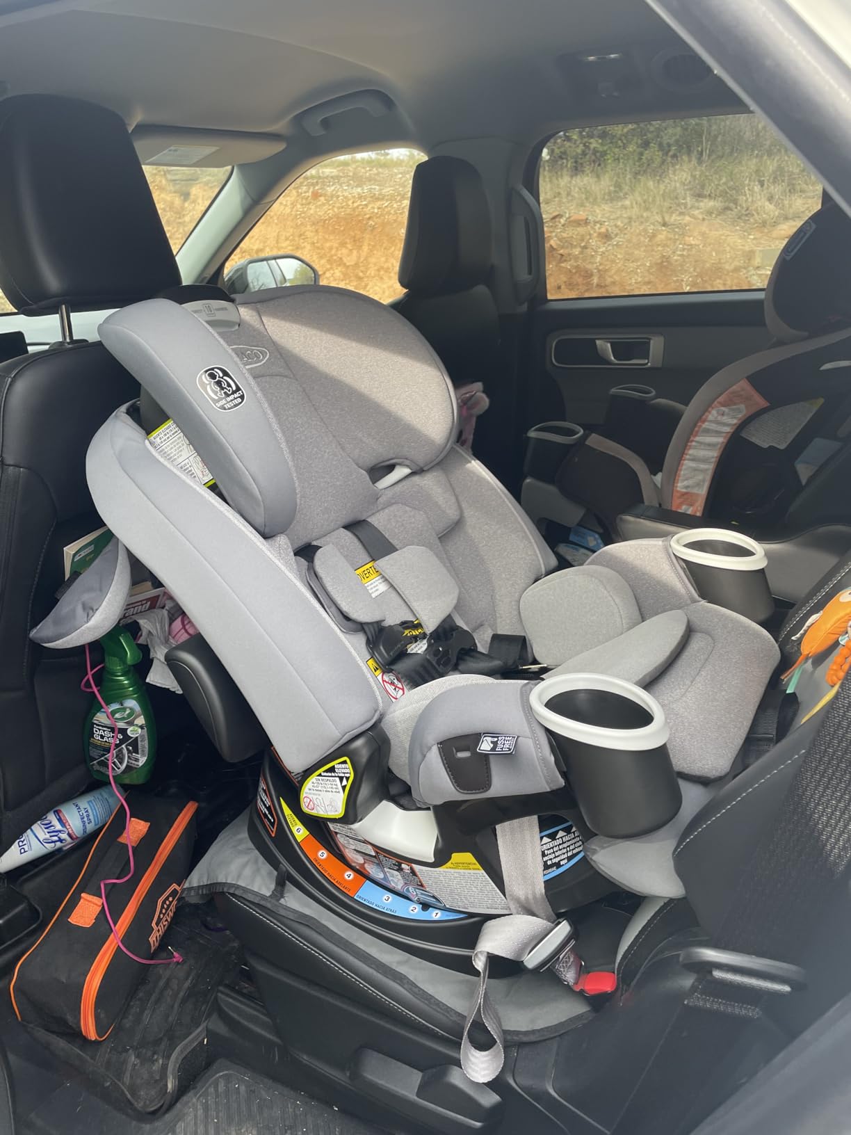 Graco 4Ever DLX 4 in 1 Car Seat | Infant to Toddler Car Seat, Maven, Adaptable for 10 Years of Use, Size: 20x21.5x24 Inch customer photo 1
