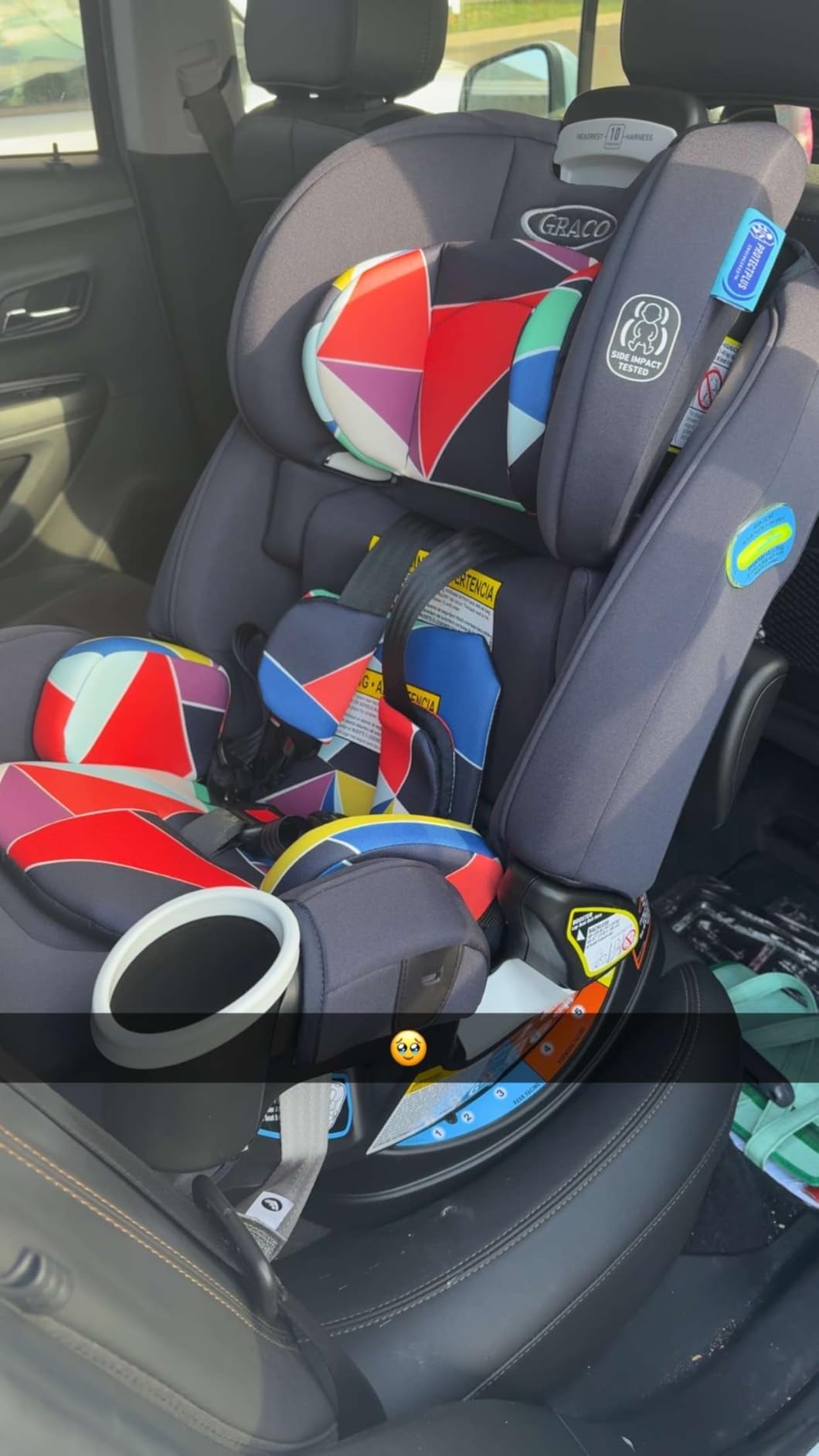 Graco 4Ever DLX 4 in 1 Car Seat | Infant to Toddler Car Seat, Maven, Adaptable for 10 Years of Use, Size: 20x21.5x24 Inch customer photo 2