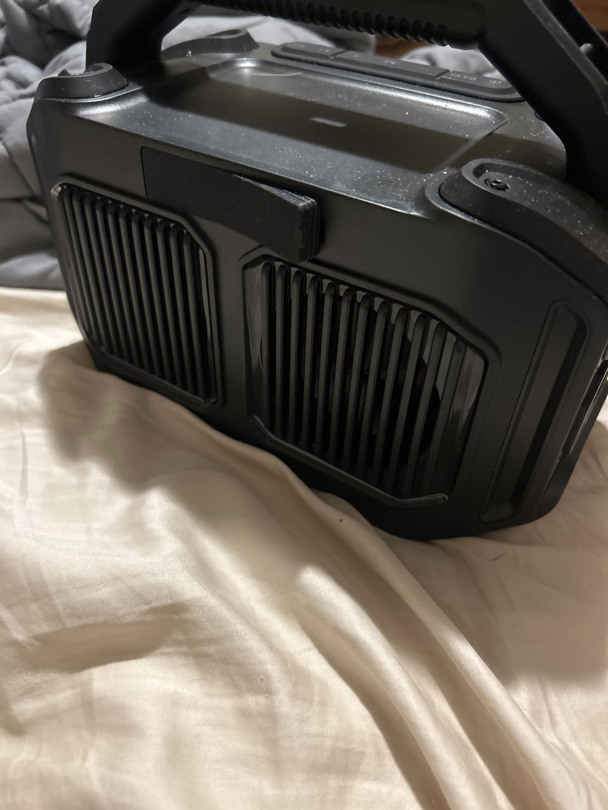 Speakers Bluetooth Wireless: 80W(Peak) Loud Speaker with Bass, 20H Playtime, IPX6 Waterproof, Large Jobsite Speakers for Work, Outdoor, Workshop, Garage, Portable Speaker with TWS (Black) - Customer Photo 1