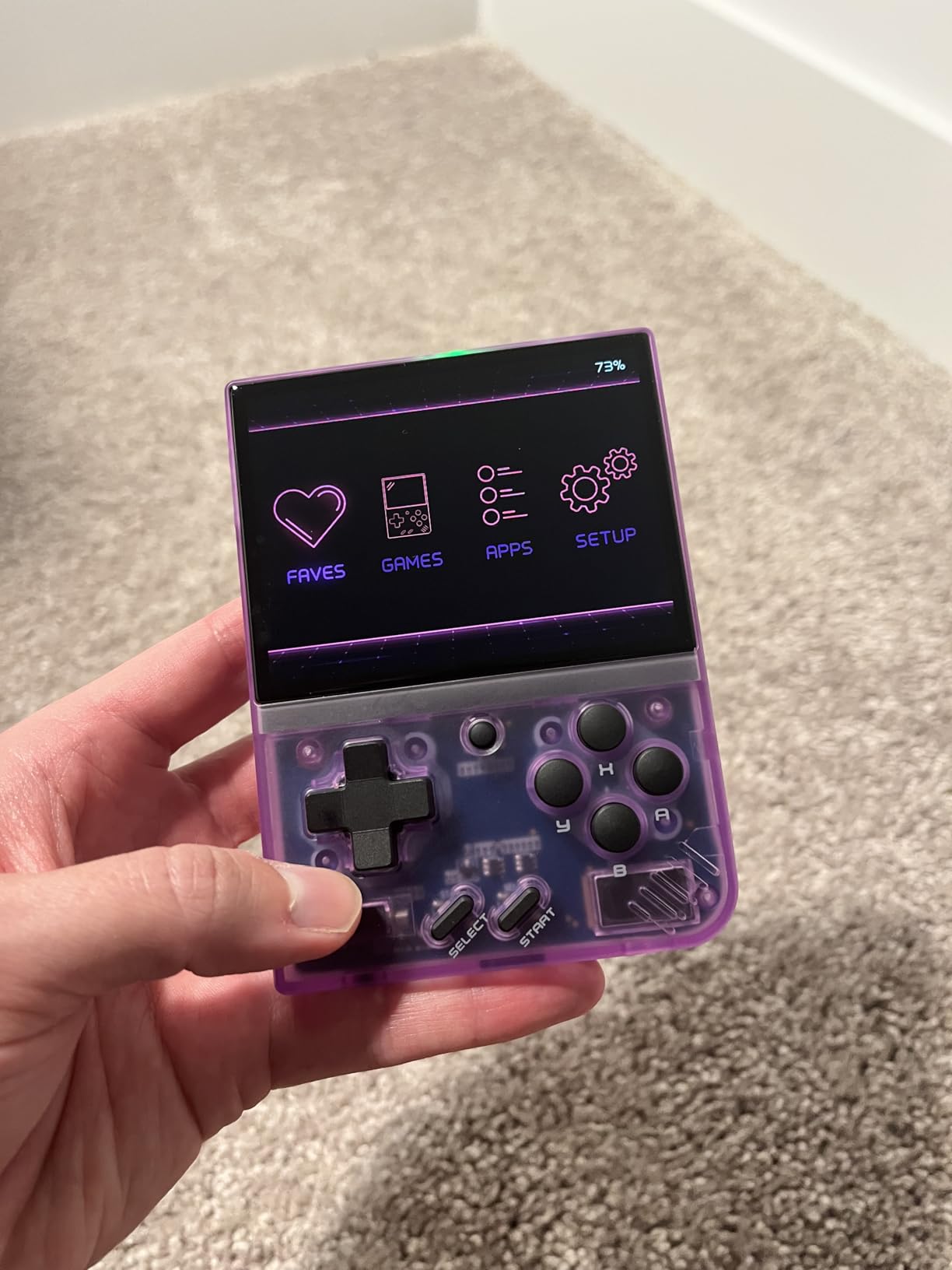 Miyoo Mini Plus OnionOS Handheld Game Console 3.5-inch 640*480 Screen 3000mAh Miyoo-mini+ with Portable Case Retro Gray Customer Review Miyoo Mini Plus OnionOS Handheld Game Console 3.5-inch 640*480 Screen 3000mAh Miyoo-mini+ with Portable Case Retro Gray - Customer Photo 2