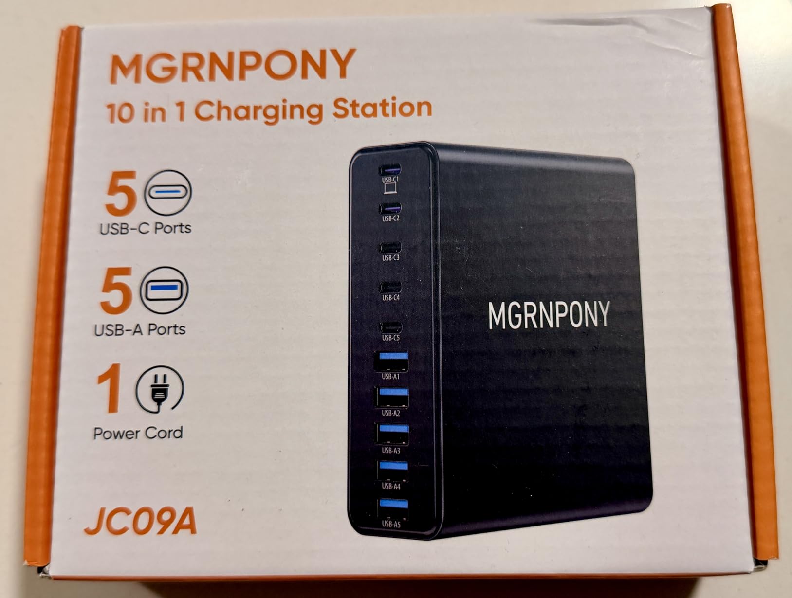 320W USB C Charger Block, 10-Port USB C Charging Station GaN III PD 65W Laptop Fast Charger Adapter for MacBook Pro/Air, DELL, iPad, iPhone, Samsung Galaxy Black Customer Review 320W USB C Charger Block, 10-Port USB C Charging Station GaN III PD 65W Laptop Fast Charger Adapter for MacBook Pro/Air, DELL, iPad, iPhone, Samsung Galaxy Black - Customer Photo 1