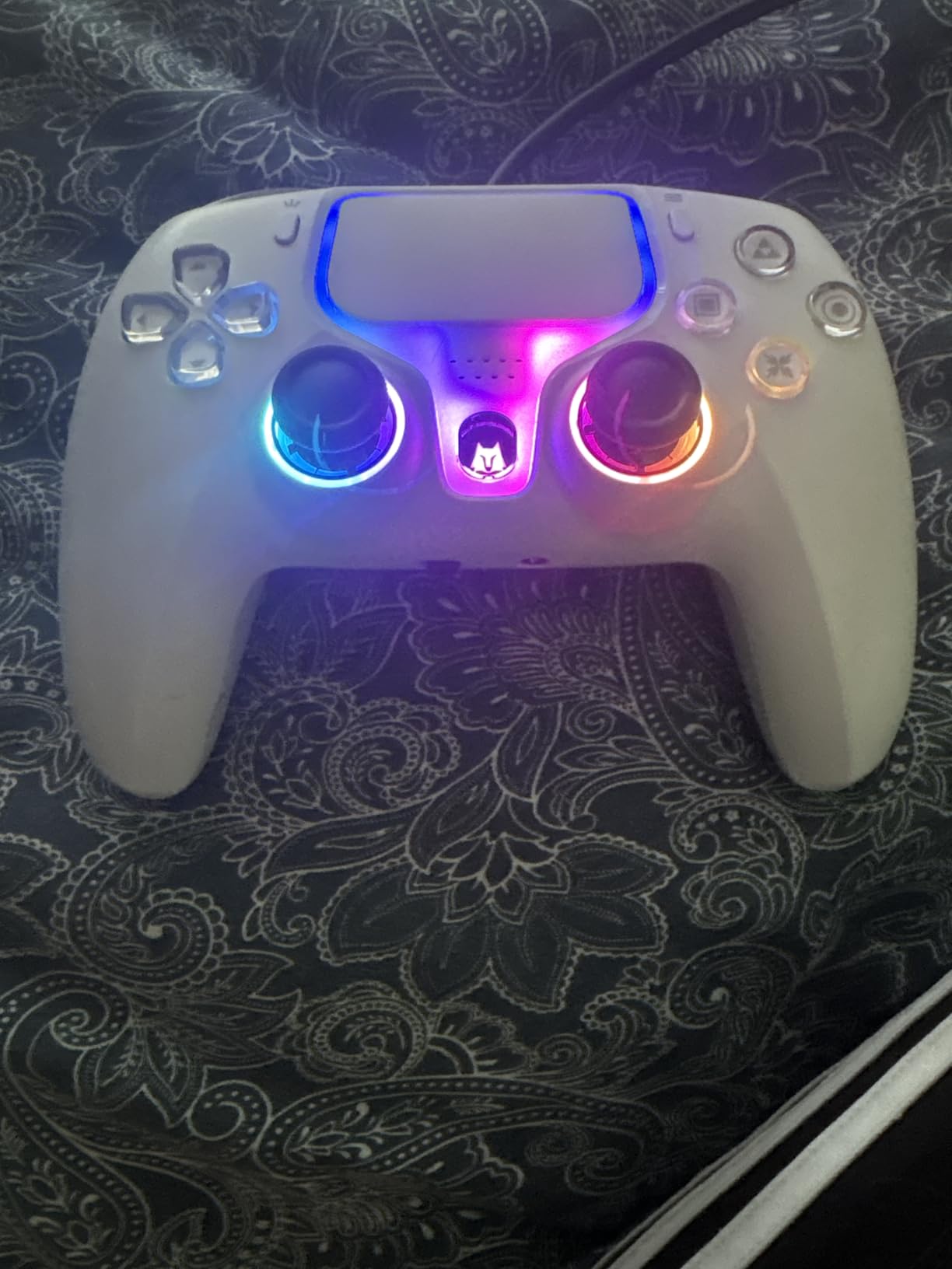 NBCP Wired PS5 Controller - Gaming Controller for PlayStation 5, PS4, PC/Steam, Turbo & Linear Hall-effect Trigger, Dual Vibration, 3.5mm Audio Jack - White Customer Review NBCP Wired PS5 Controller - Gaming Controller for PlayStation 5, PS4, PC/Steam, Turbo & Linear Hall-effect Trigger, Dual Vibration, 3.5mm Audio Jack - White - Customer Photo 2