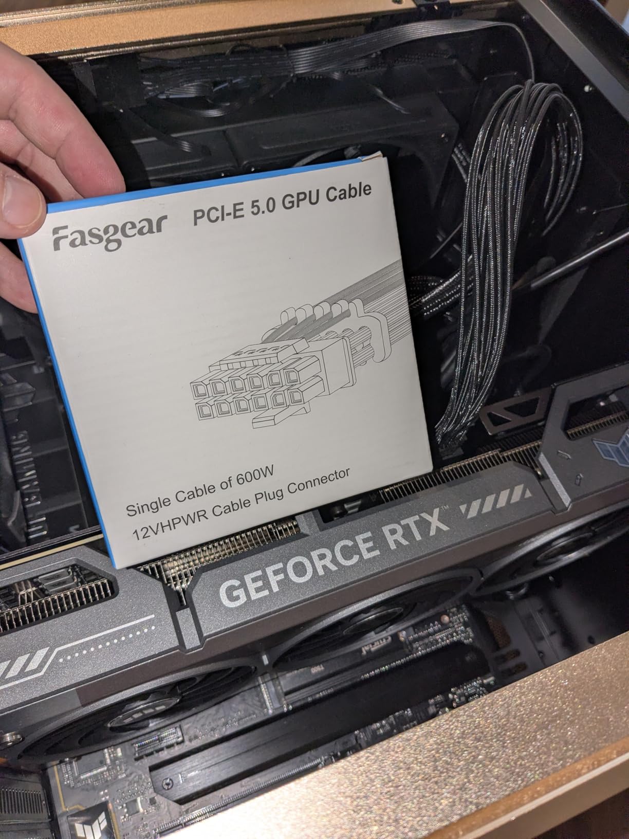 ASUS TUF Gaming GeForce RTX ™ 5070 Ti 16GB GDDR7 OC Edition Gaming Graphics Card (PCIe® 5.0, HDMI®/DP 2.1, 3.125-slot, Military-Grade Components, Protective PCB Coating, axial-tech Fans) - Customer Photo 1