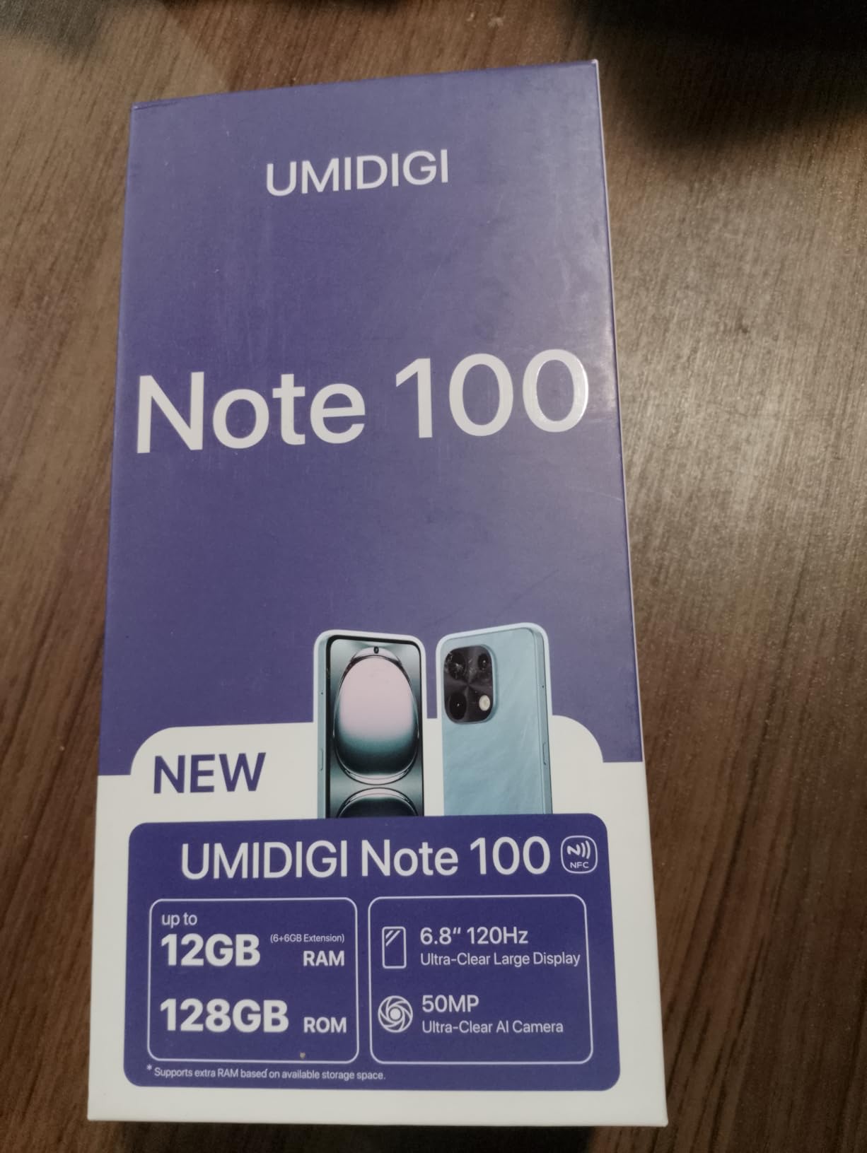 UMIDIGI Note 100 Unlocked Phone,8-core Android 14 Cell Phones,12(6+6) GB+128GB Expand 1TB,6.8''HD+120Hz Display,50MP Camera,5000mAh+20W Fast Charge Dual SIM Android Phones,NFC,Face ID+Fingerprint,GPS Customer Review UMIDIGI Note 100 Unlocked Phone,8-core Android 14 Cell Phones,12(6+6) GB+128GB Expand 1TB,6.8''HD+120Hz Display,50MP Camera,5000mAh+20W Fast Charge Dual SIM Android Phones,NFC,Face ID+Fingerprint,GPS - Customer Photo 1