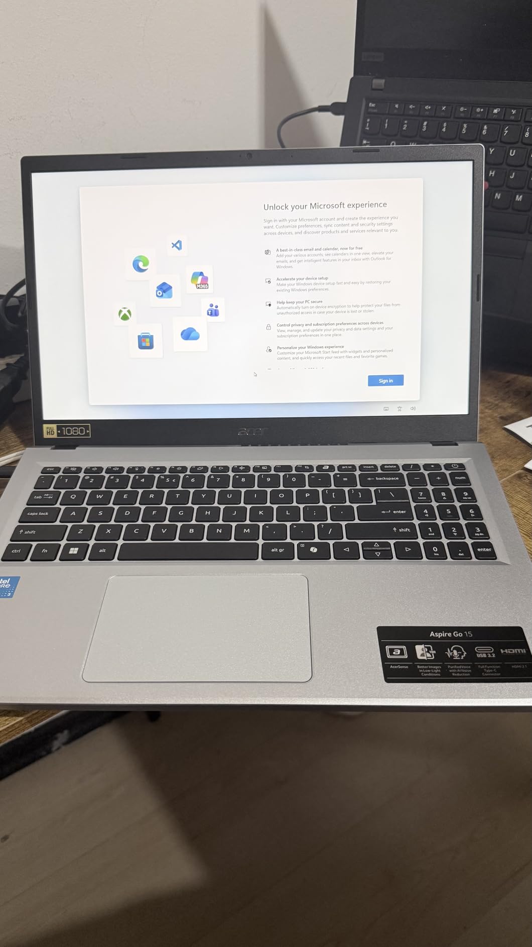 Acer Aspire Go 15 AI Ready Laptop | 15.6