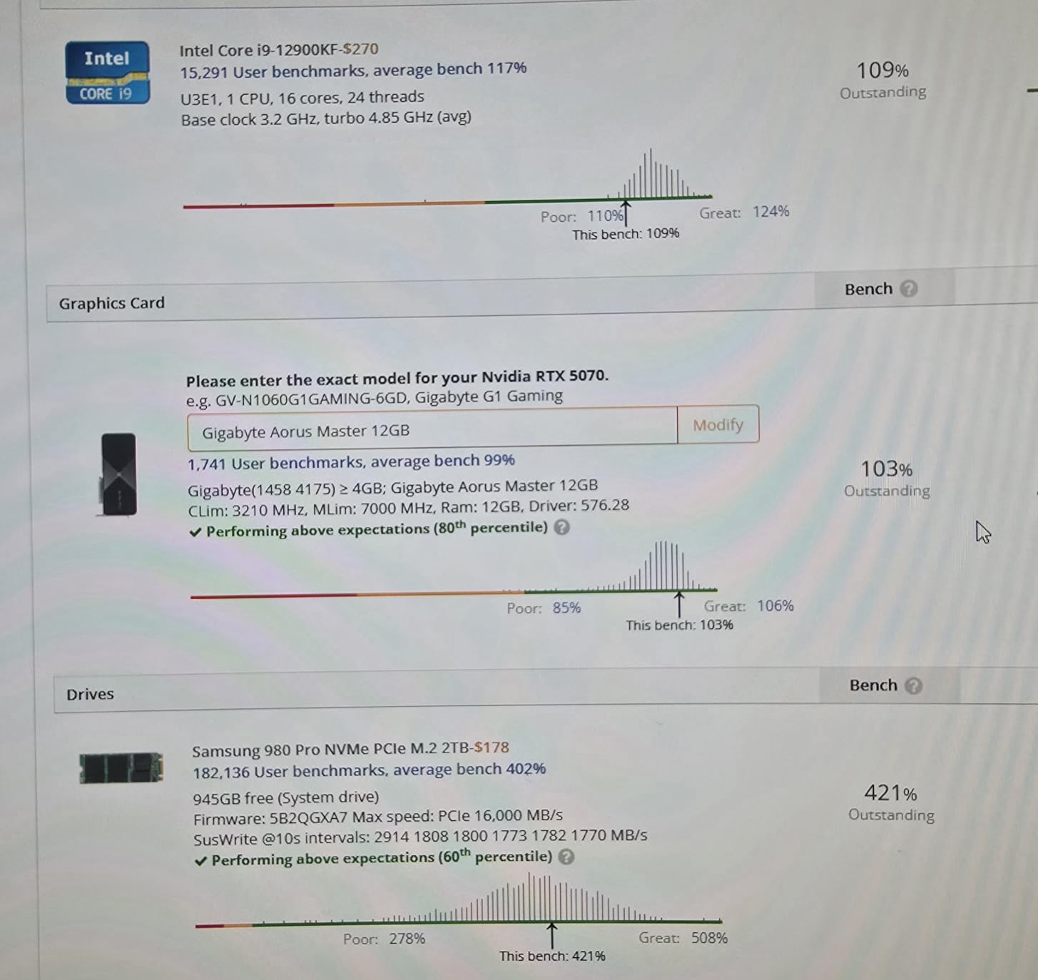 GIGABYTE GeForce RTX 5070 WINDFORCE OC SFF 12G Graphics Card, 12GB 192-bit GDDR7, PCIe 5.0, WINDFORCE Cooling System, GV-N5070WF3OC-12GD Video Card Customer Review GIGABYTE GeForce RTX 5070 WINDFORCE OC SFF 12G Graphics Card, 12GB 192-bit GDDR7, PCIe 5.0, WINDFORCE Cooling System, GV-N5070WF3OC-12GD Video Card - Customer Photo 1