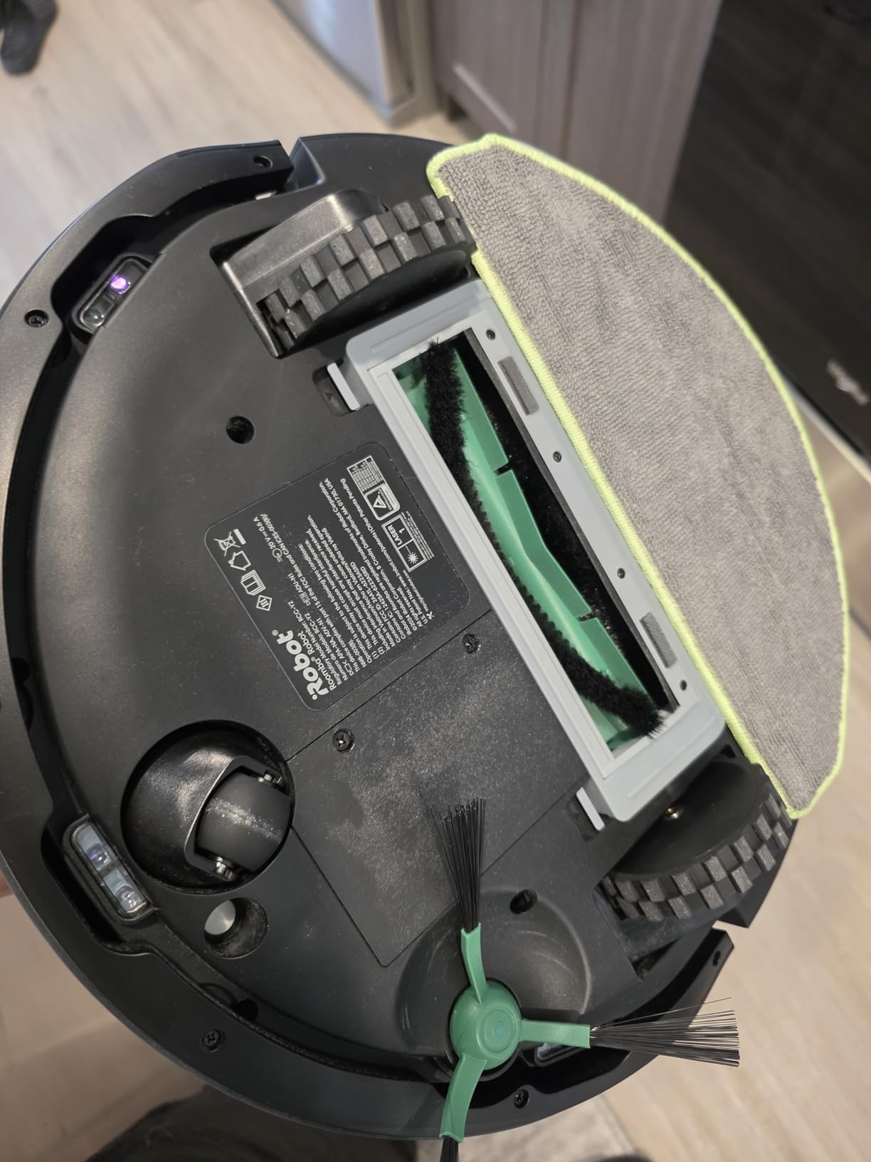 iRobot Roomba 105 Combo Robot Vacuum & Mop with AutoEmpty Dock - Self-Empties for 75 Days, Intense Power-Lifting Suction, LiDAR Navigation, Multiple Cleaning Modes, Avoids Mopping Carpet - Customer Photo 1