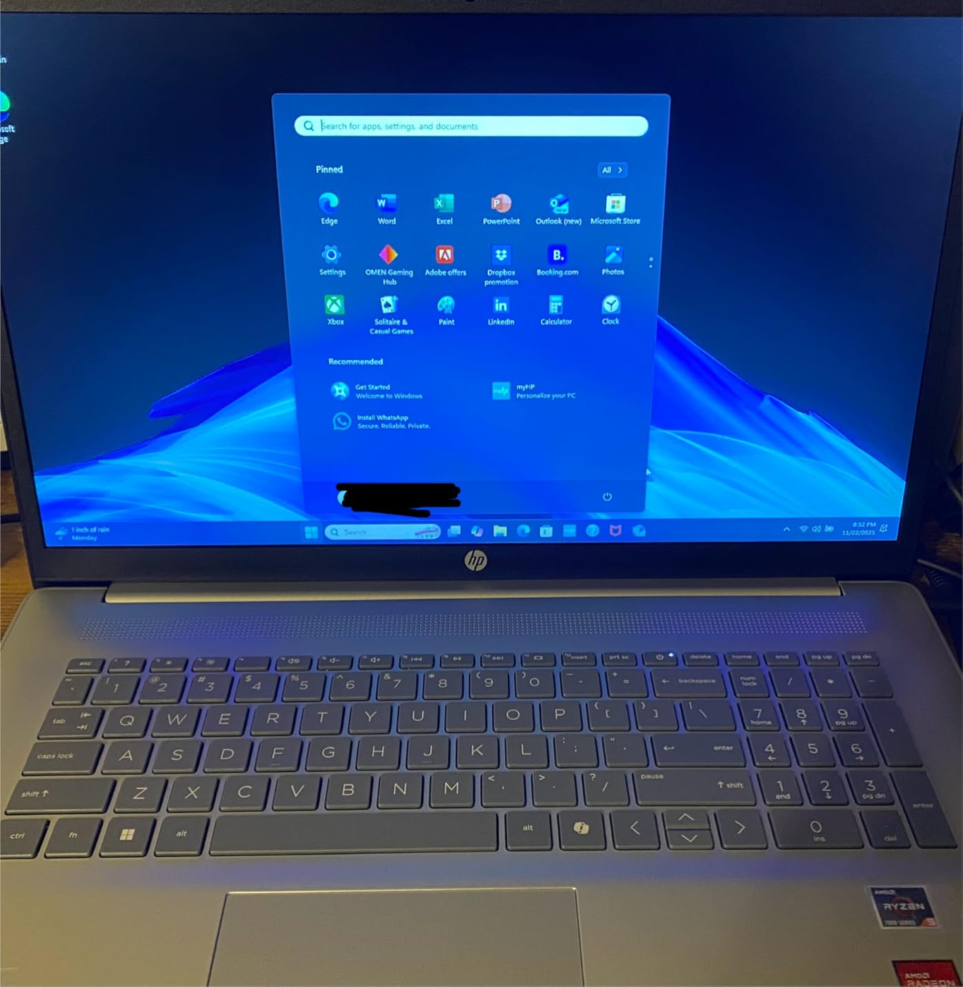 HP 17.3 inch Laptop, HD+ Display, AMD Ryzen 5 7520U, 16 GB RAM, 512 GB SSD, AMD Radeon Graphics, Windows 11 Home, Natural Silver, 17-cp2199nr Customer Review HP 17.3 inch Laptop, HD+ Display, AMD Ryzen 5 7520U, 16 GB RAM, 512 GB SSD, AMD Radeon Graphics, Windows 11 Home, Natural Silver, 17-cp2199nr - Customer Photo 1