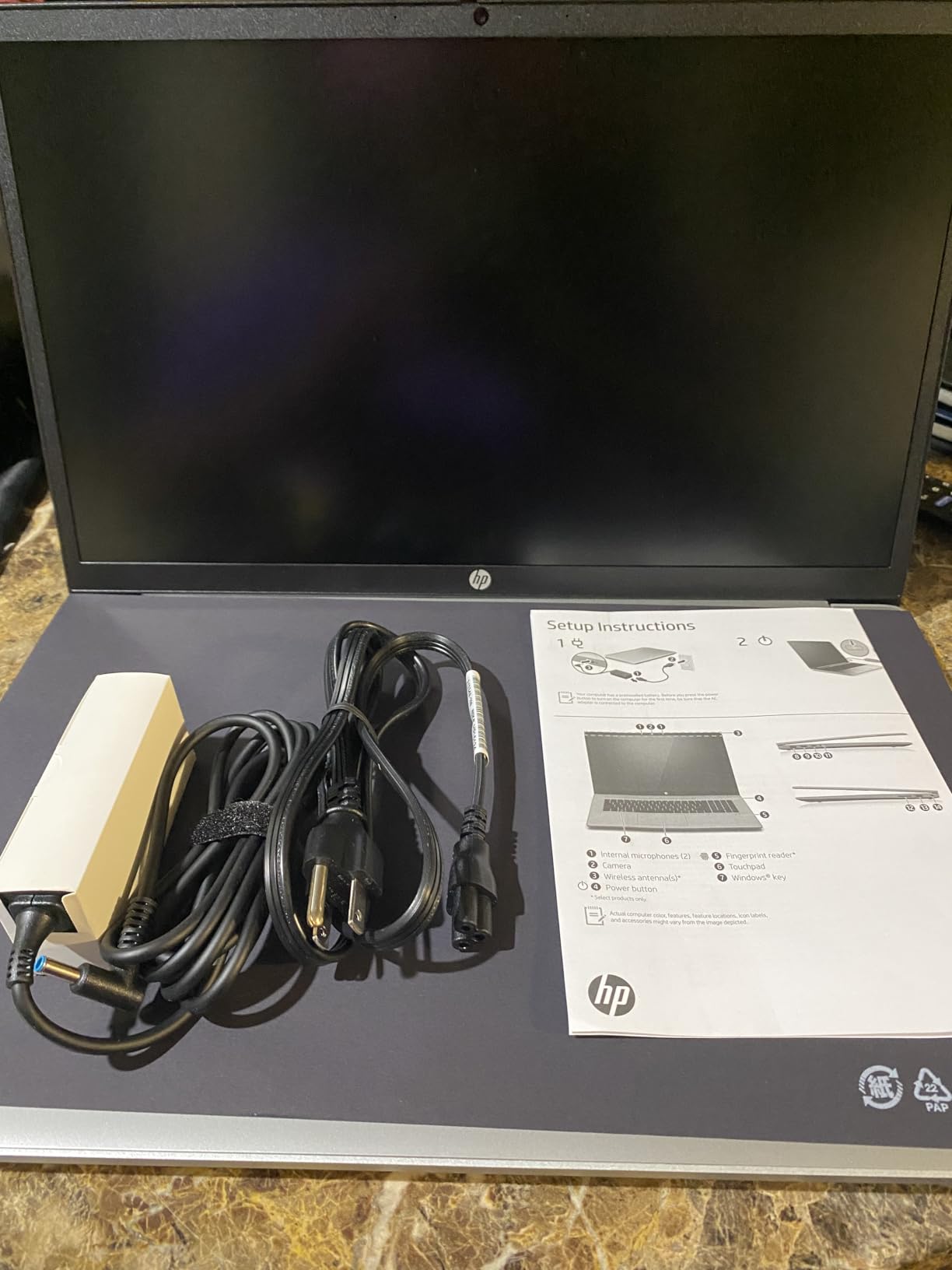 HP 17.3 inch Laptop, HD+ Display, AMD Ryzen 5 7520U, 16 GB RAM, 512 GB SSD, AMD Radeon Graphics, Windows 11 Home, Natural Silver, 17-cp2199nr Customer Review HP 17.3 inch Laptop, HD+ Display, AMD Ryzen 5 7520U, 16 GB RAM, 512 GB SSD, AMD Radeon Graphics, Windows 11 Home, Natural Silver, 17-cp2199nr - Customer Photo 2