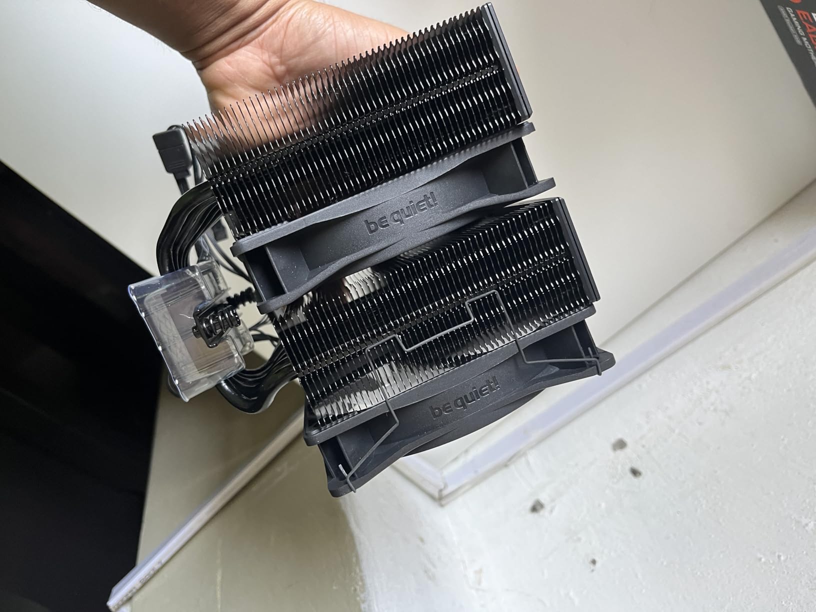 be quiet! Pure Rock 3 Black CPU Air Cooler | 4 High Performance 6mm Heat Pipes with HDT Technology | 120mm PWM Fan | AMD:AM4 AM5/Intel LGA 1700/1150/1151/1200 | Black | BK039 Customer Review be quiet! Pure Rock 3 Black CPU Air Cooler | 4 High Performance 6mm Heat Pipes with HDT Technology | 120mm PWM Fan | AMD:AM4 AM5/Intel LGA 1700/1150/1151/1200 | Black | BK039 - Customer Photo 2