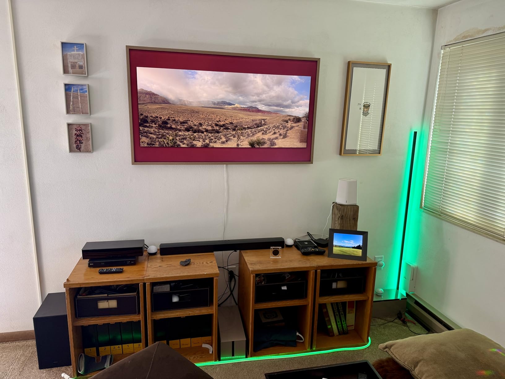75-Inch Class The Frame Pro LS03FW 4K Neo QLED Mini LED Smart TV (2025 Model) Slim Fit Wall Mount, Modern Frame Design, Wireless One Connect, NQ4 AI Gen3 Processor, Art Mode, Alexa Built-in Customer Review 75-Inch Class The Frame Pro LS03FW 4K Neo QLED Mini LED Smart TV (2025 Model) Slim Fit Wall Mount, Modern Frame Design, Wireless One Connect, NQ4 AI Gen3 Processor, Art Mode, Alexa Built-in - Customer Photo 2