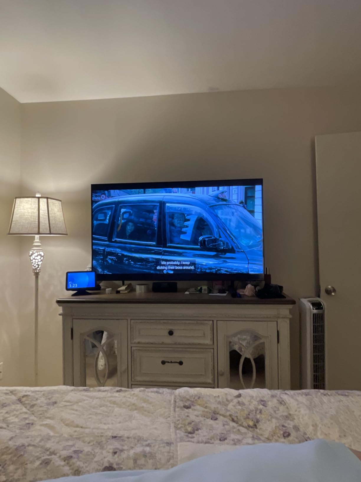 Samsung 75-Inch Class QLED Q7F Series Samsung Vision AI Smart TV (2025 Model, 75Q7F) Quantum HDR, Object Tracking Sound Lite, Q4 AI Gen1 Processor, 4K upscaling, Gaming Hub, Alexa Built-in Customer Review Samsung 75-Inch Class QLED Q7F Series Samsung Vision AI Smart TV (2025 Model, 75Q7F) Quantum HDR, Object Tracking Sound Lite, Q4 AI Gen1 Processor, 4K upscaling, Gaming Hub, Alexa Built-in - Customer Photo 2