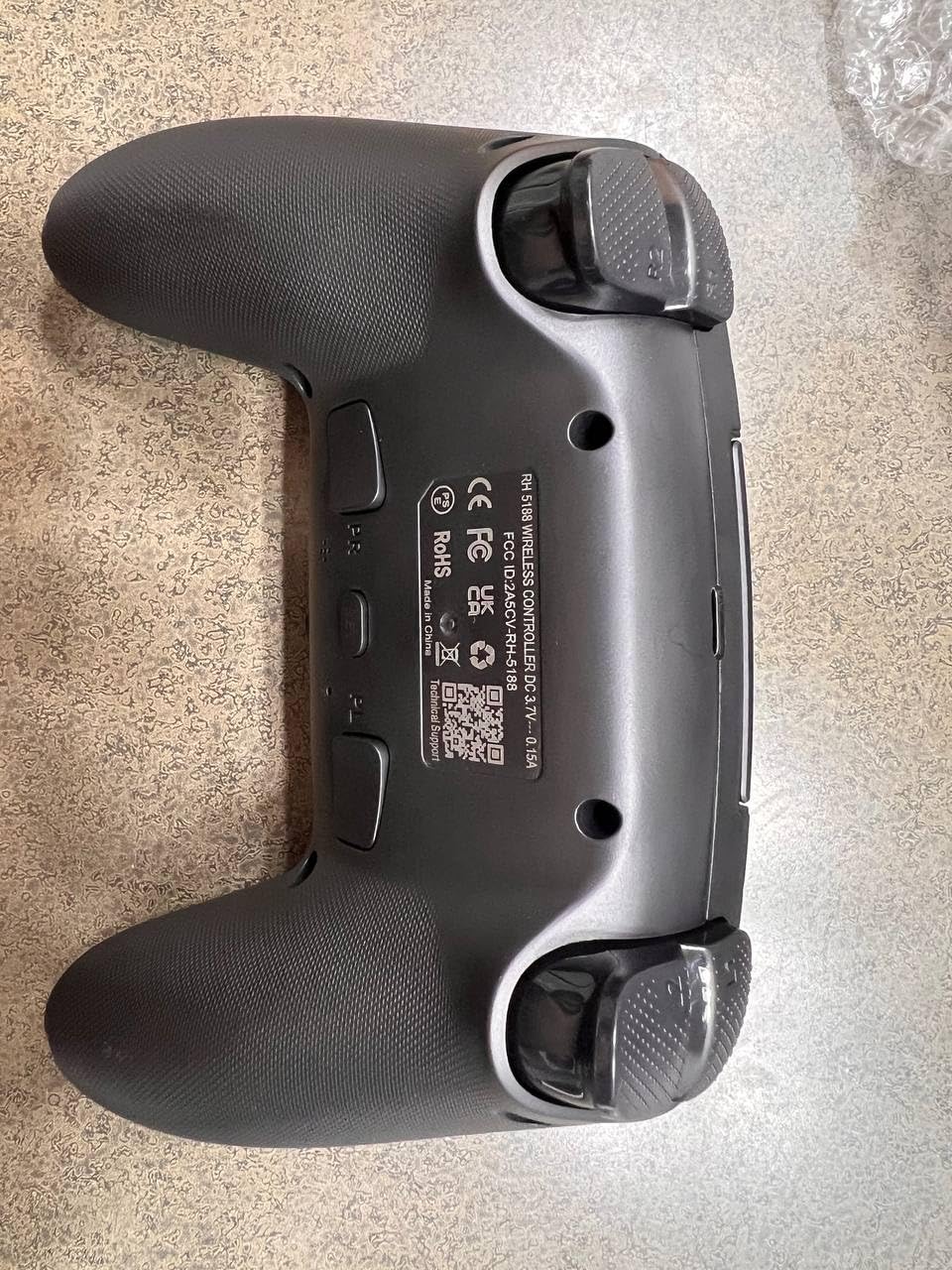 Gamrombo LED Wireless Controller for PS5, Compatible with PS5 Pro/Slim/PC, Dual Vibration, Macro/Turbo Function, 3.5mm Audio Jack, 6-Axis Motion Control Gamepad with Speaker customer photo 1