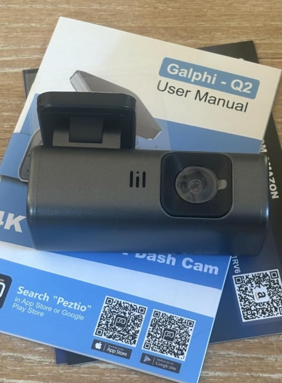 4K Dash Cam Front, Built-in 5G WiFi, 64GB Card Included, Dash Camera for Cars, Mini Dashcam with Super Night Vision, Loop Recording, G-Sensor, 24 Hours Parking Monitor, Support 256GB Max customer photo 1