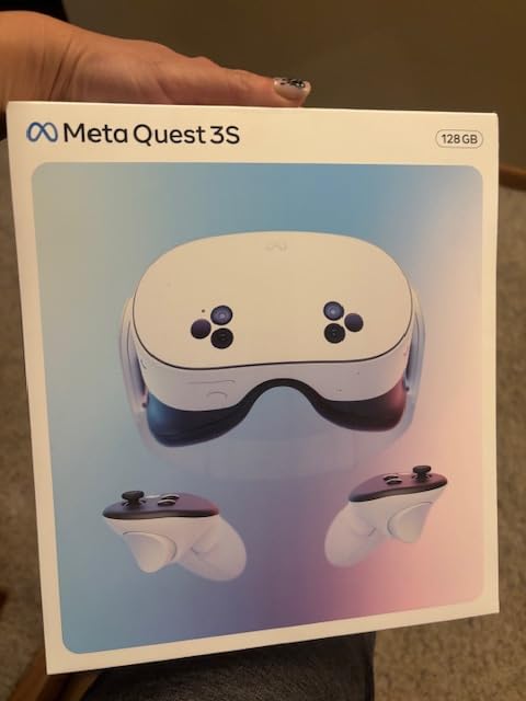 Meta Quest 3S 128GB | VR Headset — Thirty-Three Percent More Memory — 2X Graphical Processing Power — Virtual Reality Without Wires — Exclusive Gorilla Tag Bundle and Instant Access to 40+ Games - Customer Photo 2