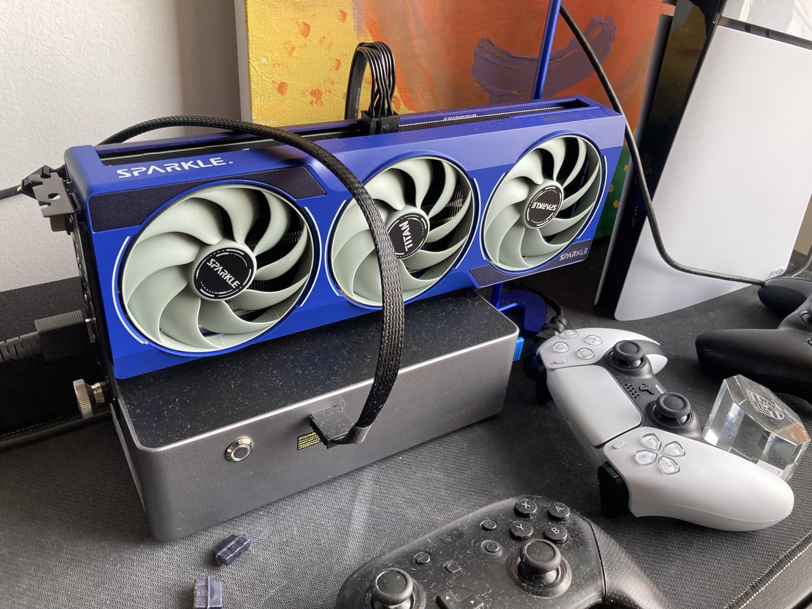 AOOSTAR AG01 External GPU Docking Station, Supports Mainstream NVIDIA and AMD Graphics Cards, Built-in 800W Power Supply, Oculink Expansion Graphics customer photo 2