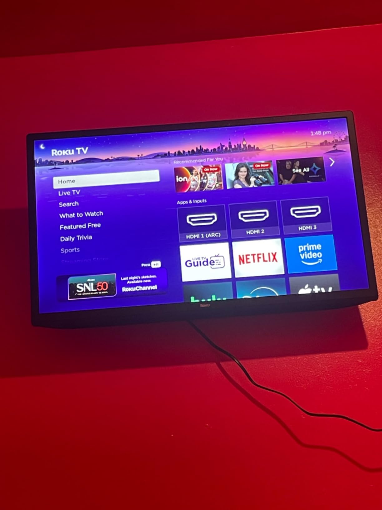 Roku Smart TV - 40-Inch Select Series, 1080p Full HD TV - Roku TV with Voice Remote - Flat Screen LED Television with Wi-Fi for Streaming Live Local News, Sports, Family Entertainment customer photo 1