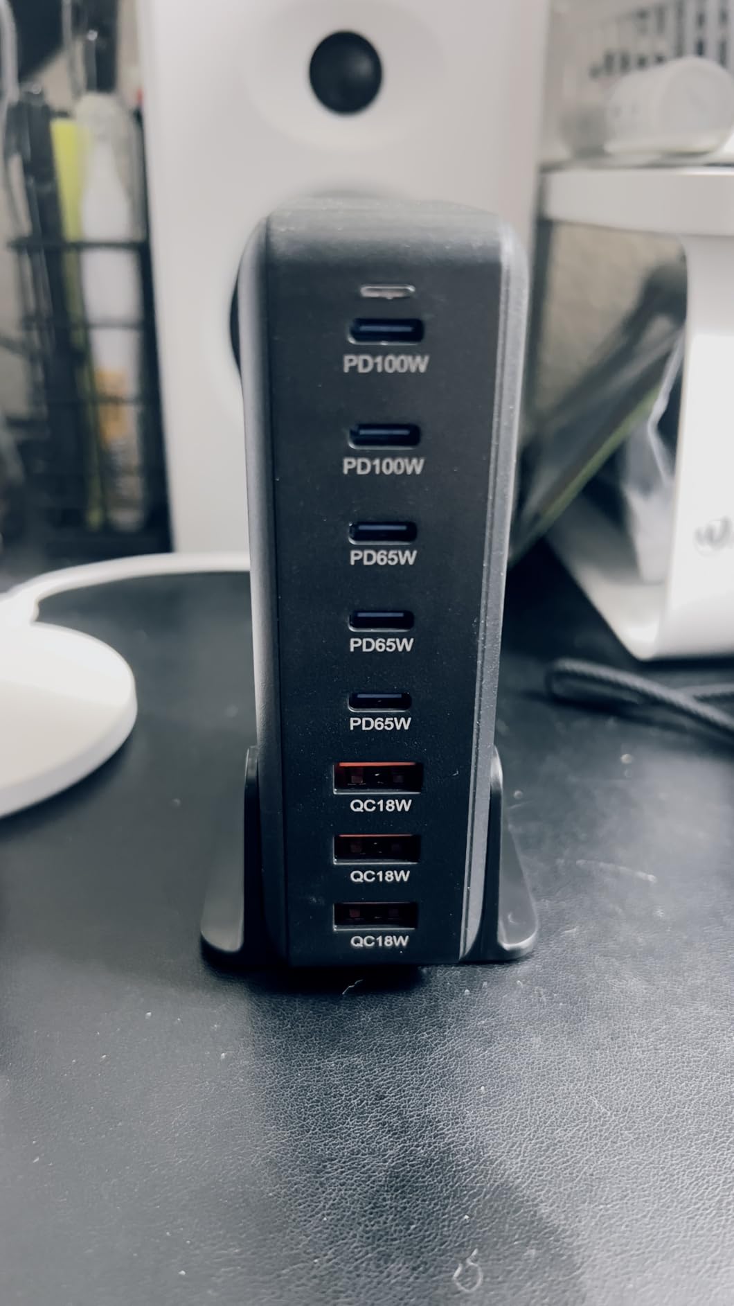 vanmiya 320W Fast Charging 8 Port USB C Charger Block, Multi-Device USB Charging Station Wall Desktop Charger with GaN Ⅲ Technology, USB-C Charger Adapter for MacBook/iPad/iPhone 16/Samsung Galaxy/DELL/HP Customer Review vanmiya 320W Fast Charging 8 Port USB C Charger Block, Multi-Device USB Charging Station Wall Desktop Charger with GaN Ⅲ Technology, USB-C Charger Adapter for MacBook/iPad/iPhone 16/Samsung Galaxy/DELL/HP - Customer Photo 1