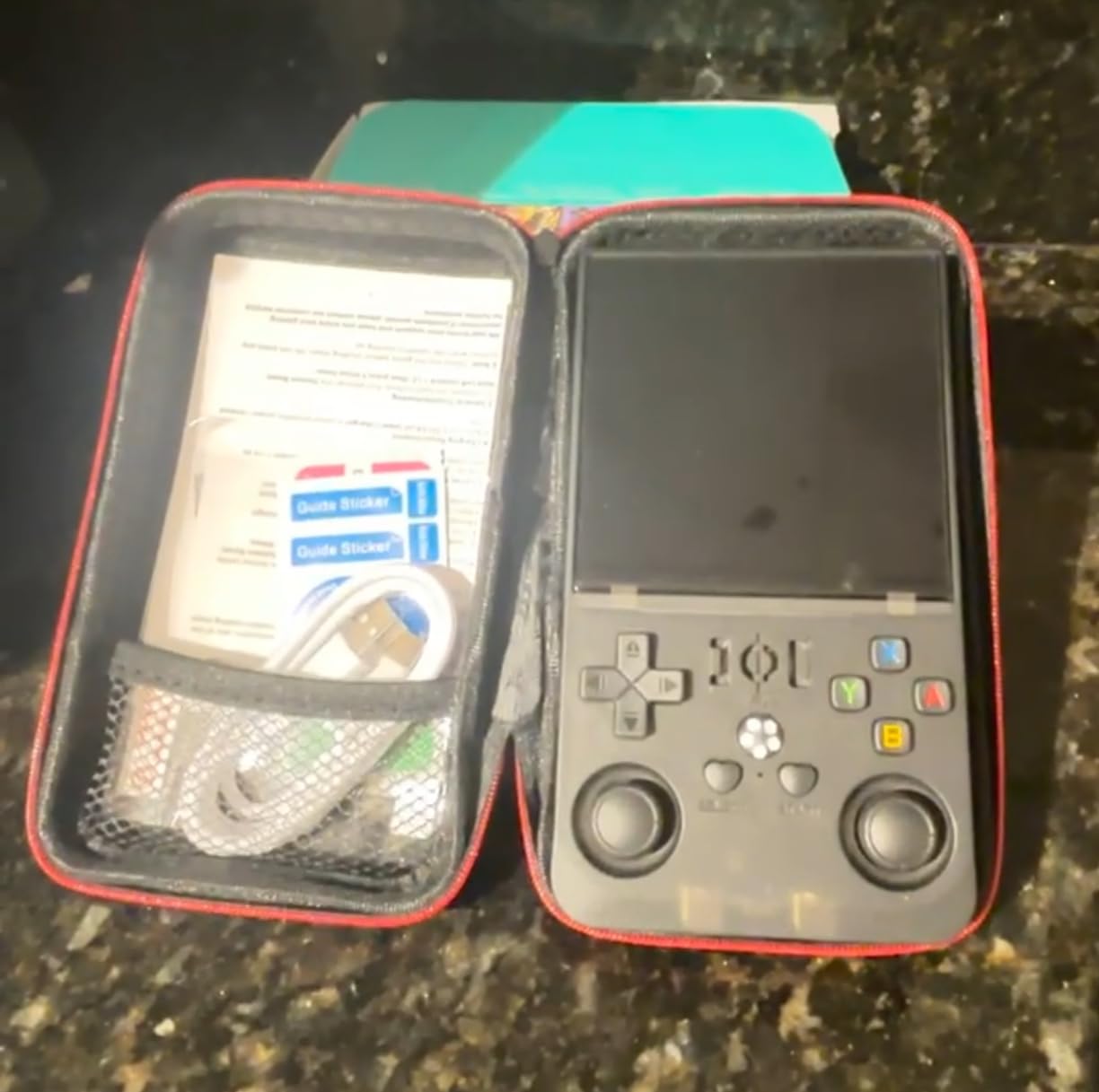 R36T Retro Gaming Console, 3.5'' IPS Screen CRT-Inspired, Handheld Game Console with 18000+ Classic Games Supports WiFi Networked Fighting and OTG, 3500mAh Battery, with Portable Case(Black 64GB) Customer Review R36T Retro Gaming Console, 3.5'' IPS Screen CRT-Inspired, Handheld Game Console with 18000+ Classic Games Supports WiFi Networked Fighting and OTG, 3500mAh Battery, with Portable Case(Black 64GB) - Customer Photo 1
