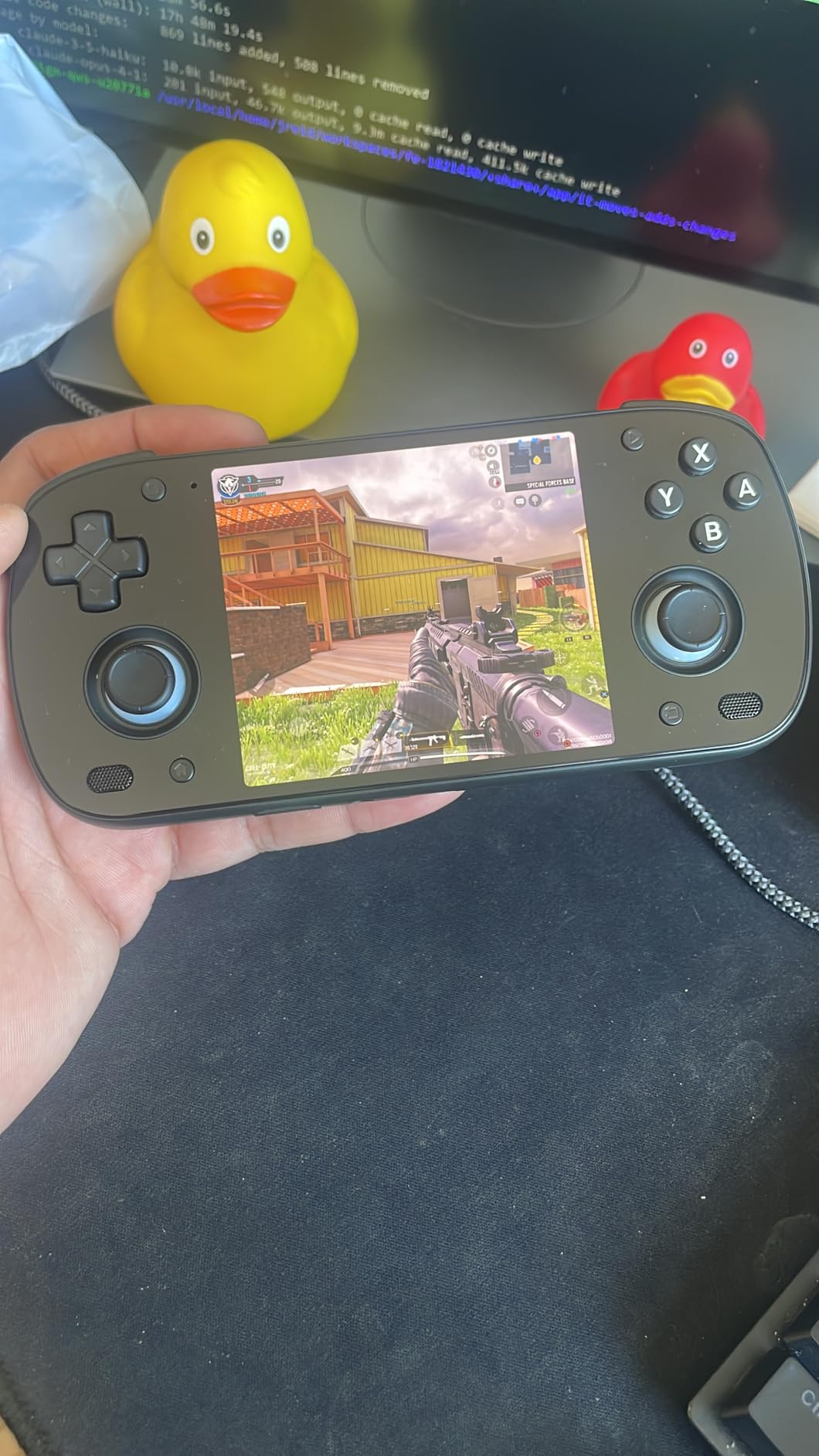 Retroid Pocket Mini V2 Handheld, 3.92-inch OLED Screen 1240x1080, 60fps Portable Android Gaming Handheld with WiFi 6/BT5.1, Snapdragon 865 Processor, Android 13, 6+128GB Retro Gaming Handheld Customer Review Retroid Pocket Mini V2 Handheld, 3.92-inch OLED Screen 1240x1080, 60fps Portable Android Gaming Handheld with WiFi 6/BT5.1, Snapdragon 865 Processor, Android 13, 6+128GB Retro Gaming Handheld - Customer Photo 1